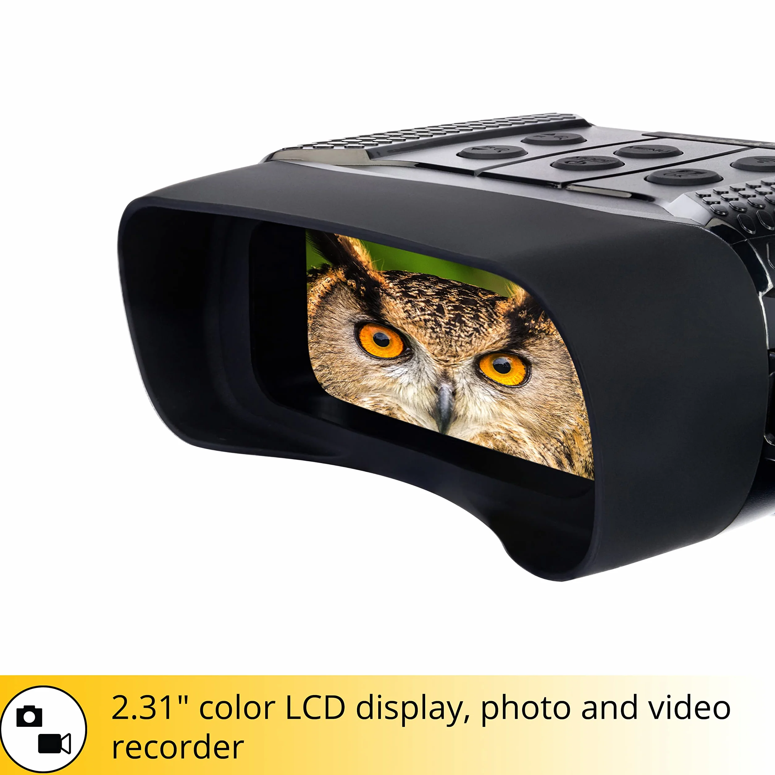 Levenhuk Halo 13x Visore Notturno Binoculare Digitale, Compatto e Portatile, Con Schermo LCD e Funzione Di Cattura Foto e Video