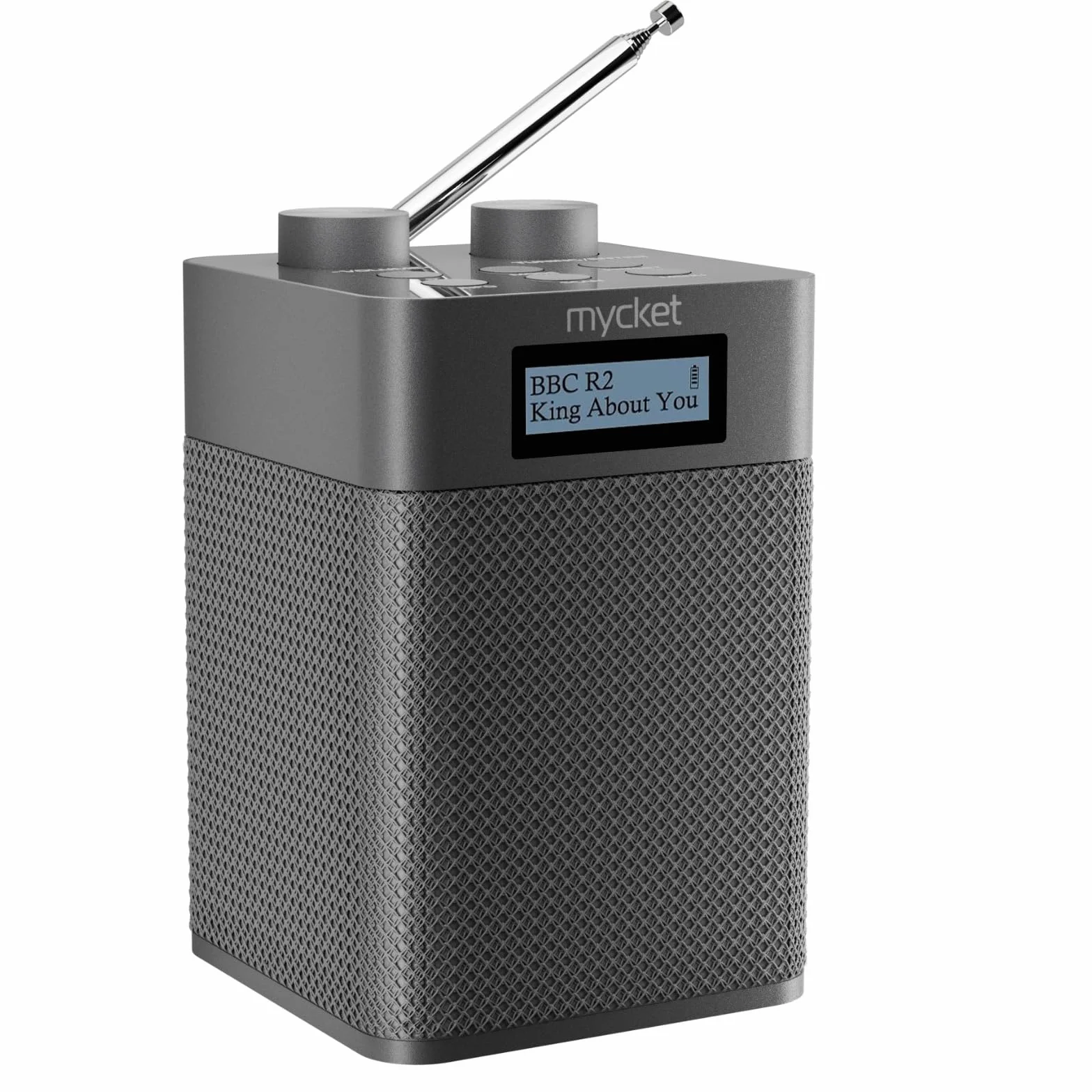 Mycket Dab/Dab+ Radio Digitale e FM, Radio Alimentata a Batteria Integrata da 2200 mAh, Ricaricabile Portatile DAB Radios con Bluetooth/U, 80 Stazioni Preimpostate, Ingresso Cuffie, LED Display