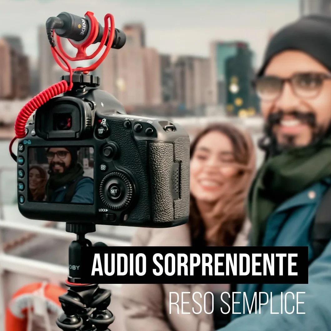 RØDE VideoMicro Microfono Direzionale Compatto On-camera per Produzione Cinematografica, Creazione di Contenuti e Registrazione in Location