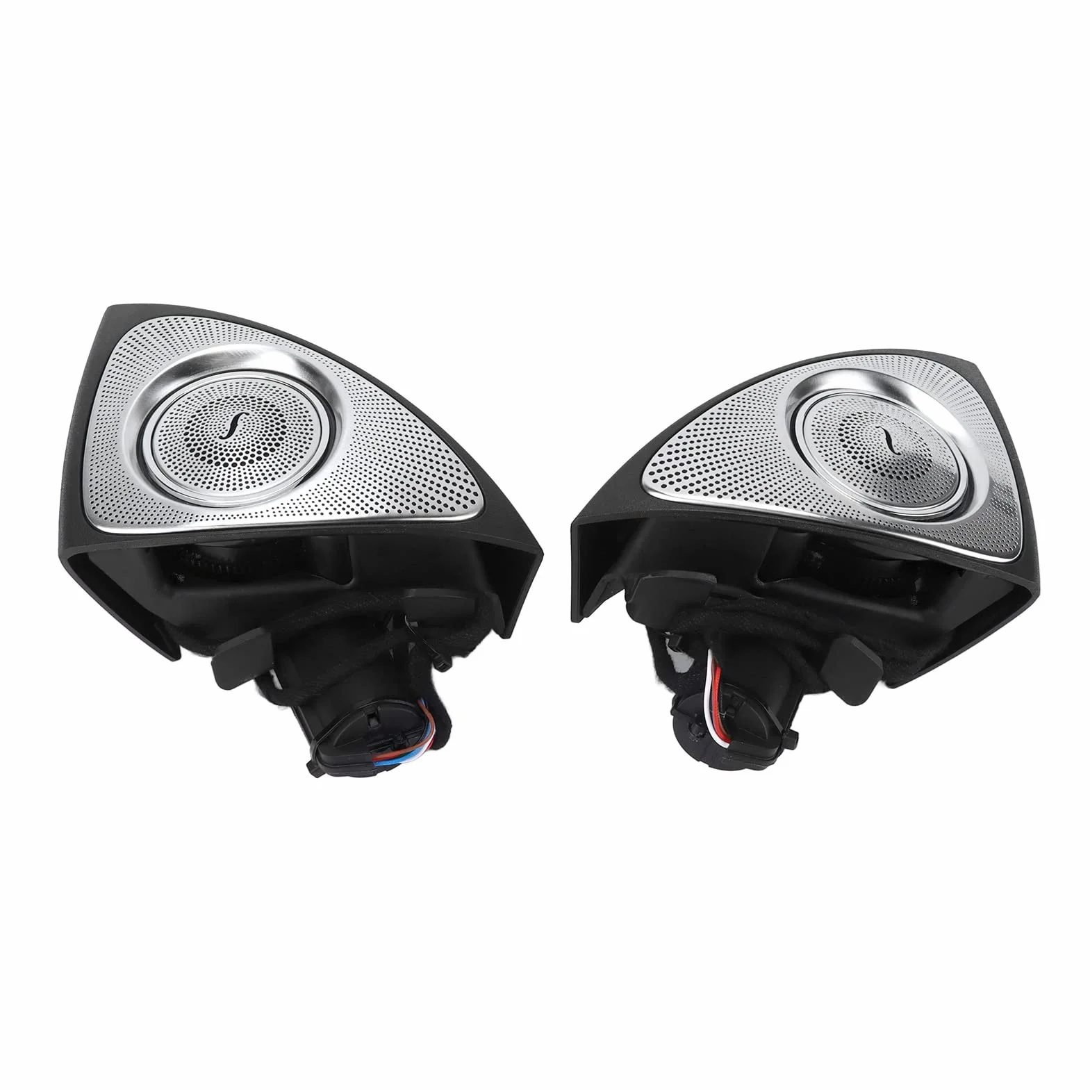 Acouto Tweeter Rotante 3D a 7 Colori con Illuminazione Ambientale a LED per W222 2014-2017 Sostituzione Mb W222 Pressofuso Tating Accessorio per Altoparlante per Auto