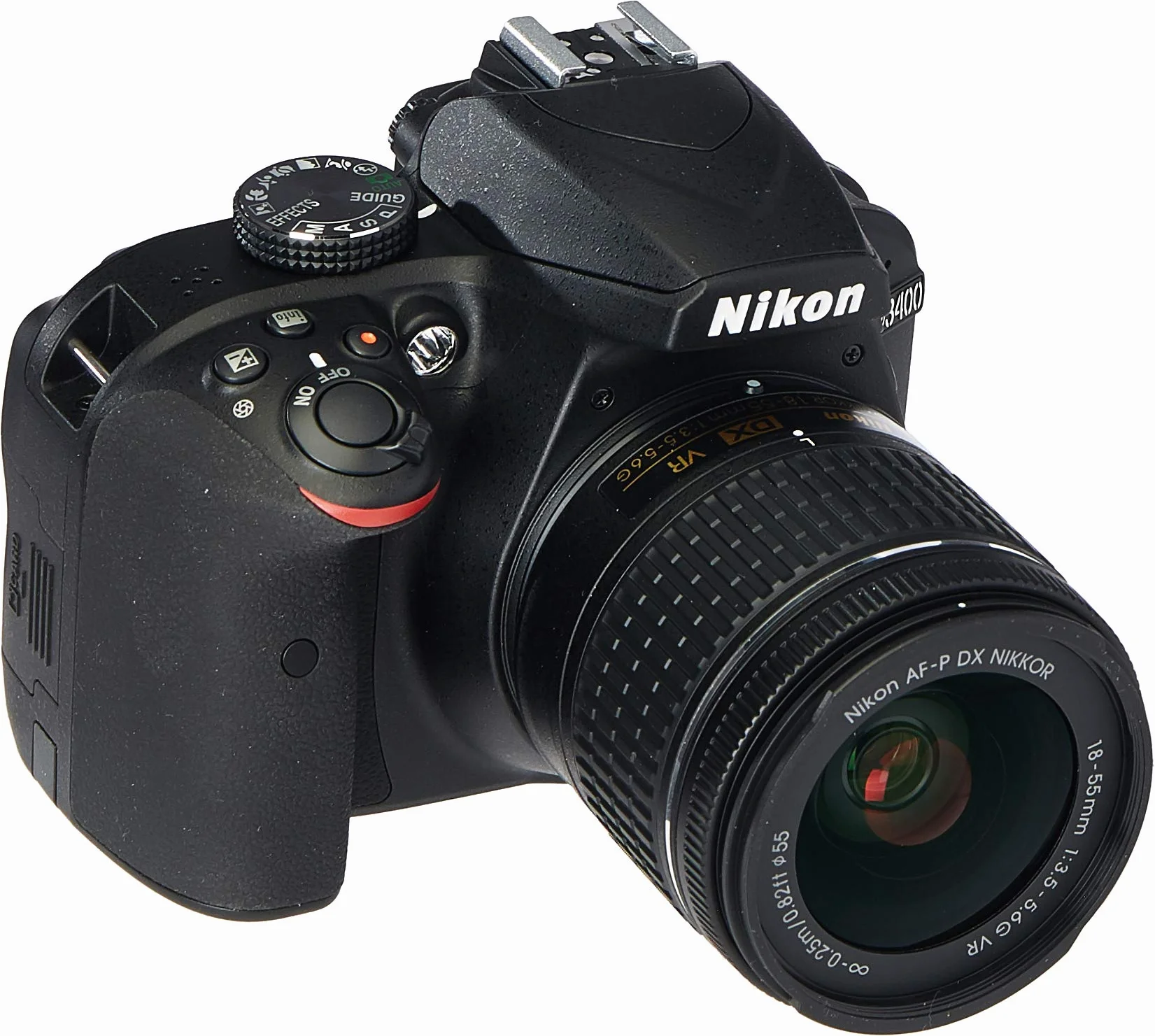 Nikon D3400 w/AF-P DX NIKKOR 18-55mm f/3.5-5.6G VR DSLR Camera (rinnovata)