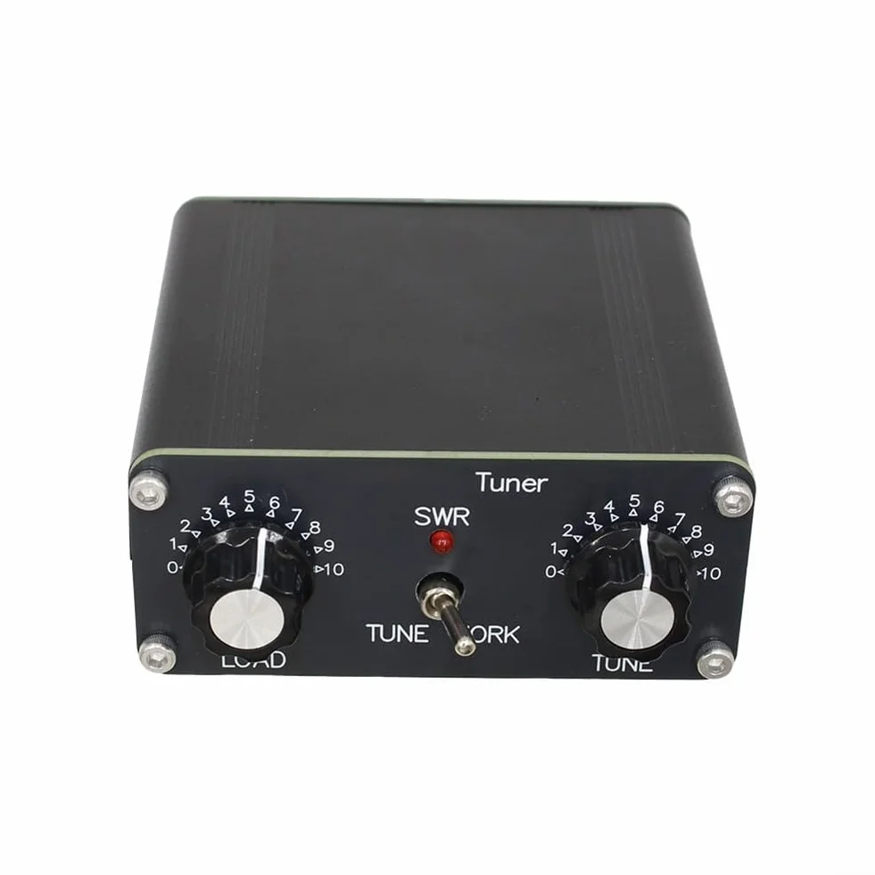 Per Z-Match Sintonizzatore Antenna Manuale Per Radio HAM 3-28MHz, QRP 5W Sintonizzatore Compatto Con Connettore BNC & UHF Cavi 40-10M Ladder Line Compatibilità