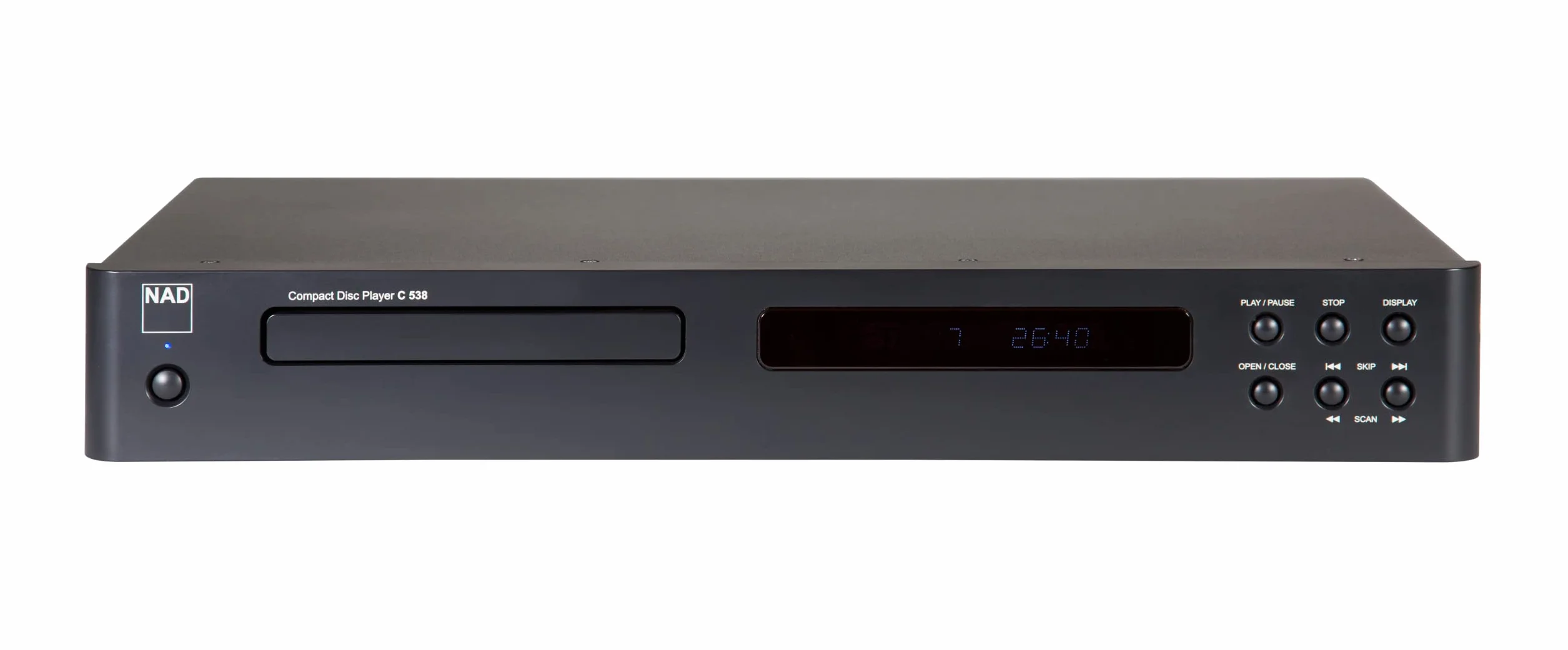 NAD C 538 HiFi Lettore CD Grafite per Desktop