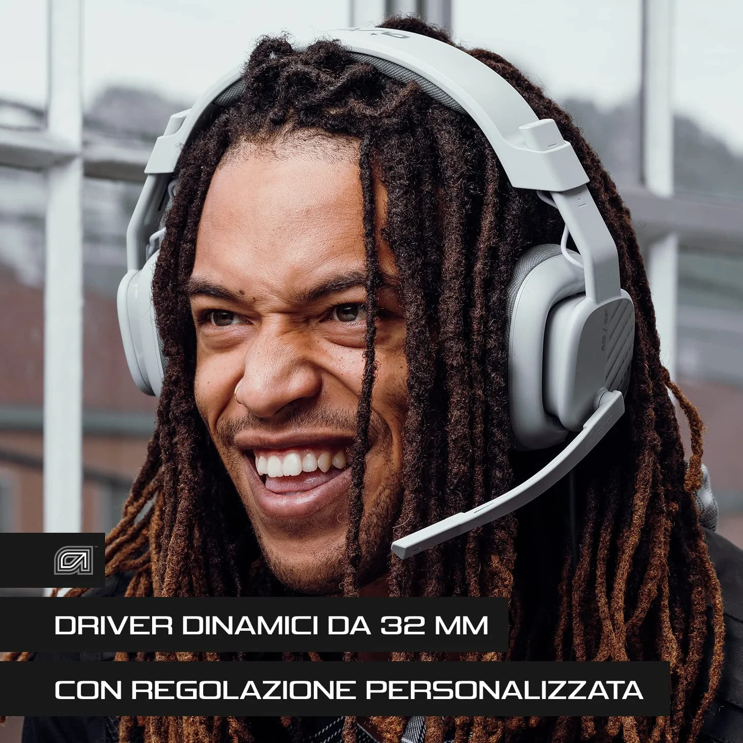 ASTRO A10 Cuffie Gaming Cablate Gen 2, Cuffie da Gioco Over-Ear con Microfono Flip-to-Mute, Leggere, Driver 32 mm, Compatibile con Xbox Series X|S, Xbox One, PS5, PS4, Nintendo Switch, PC - Grigio