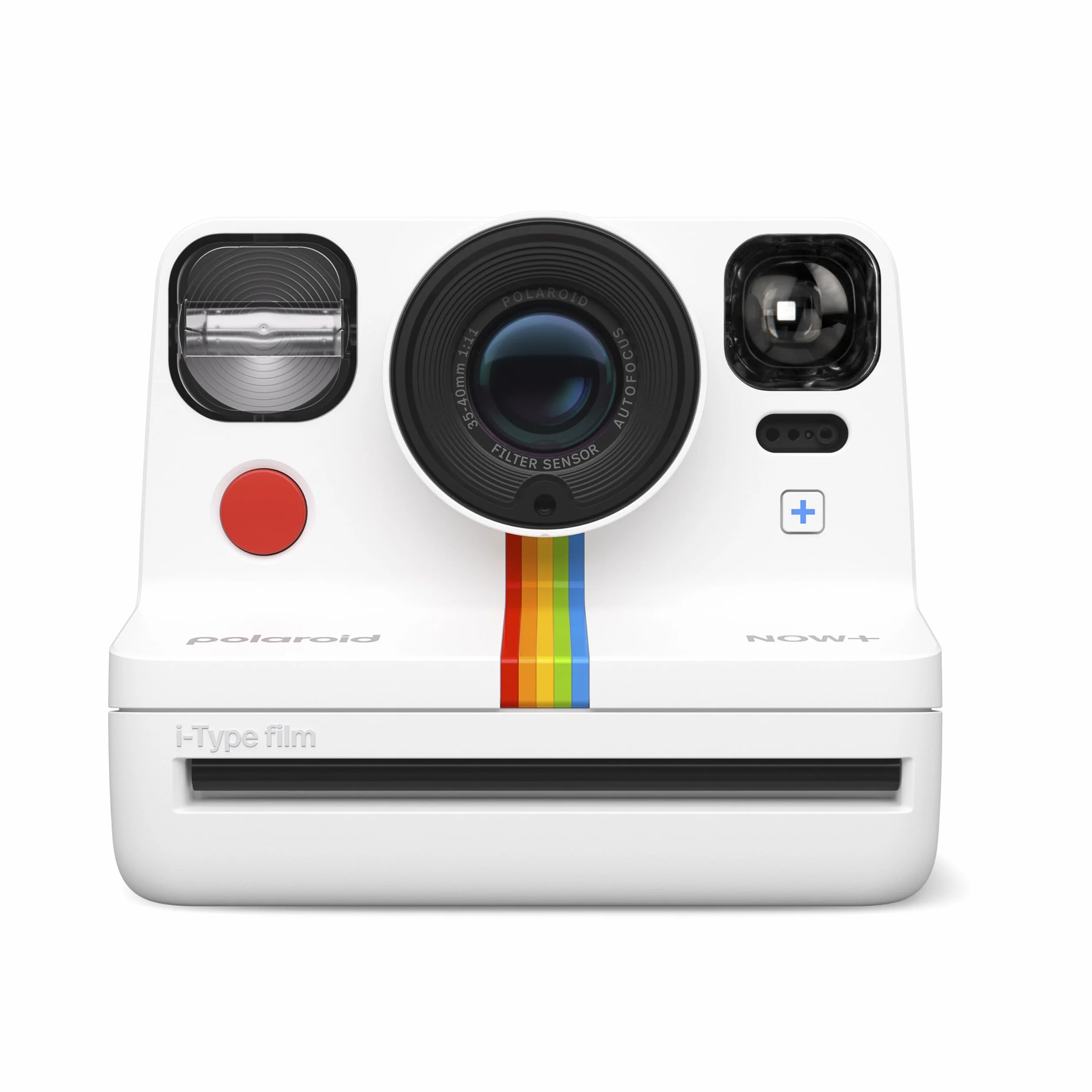 Polaroid Now+ Generation 2 – Fotocamera + Film Bundle (16 foto incluse) – Bianco – Fotocamera a pellicola istantanea controllata da app Bluetooth – 6437