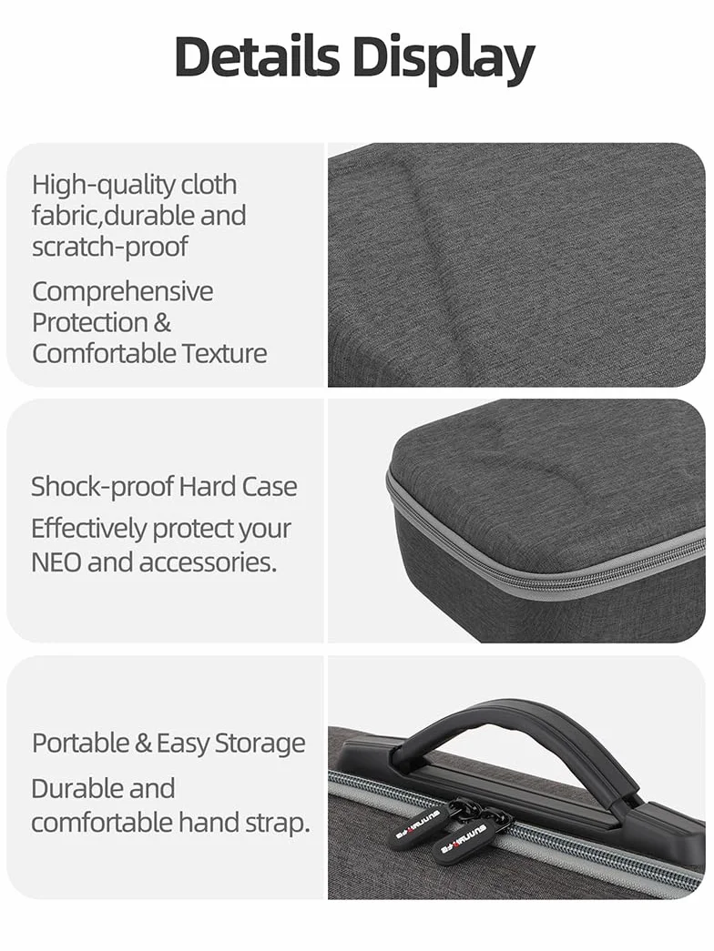 Custodia rigida per DJI Neo Motion Fly More Combo, custodia per DJI Neo/DJI Goggles N3/DJI RC Motion 3