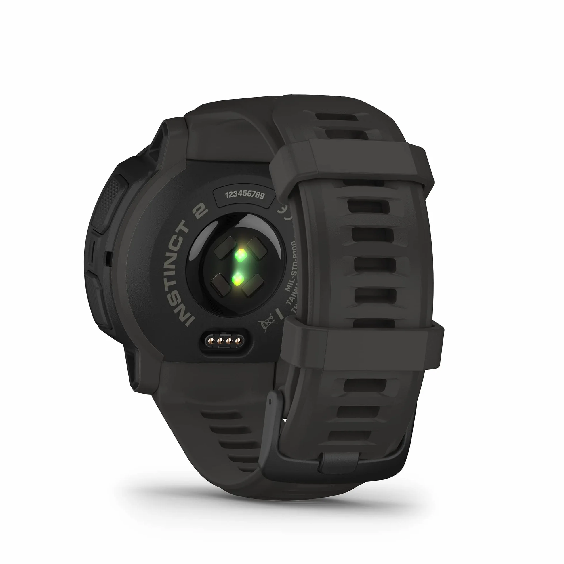 Garmin Instinct 2, Smartwatch, 45mm, Rugged design, Autonomia 28 giorni, +30 app multisport, GPS, Cardio, SpO2, Activity Tracker 24/7, Connect IQ (Graphite) (Ricondizionato)