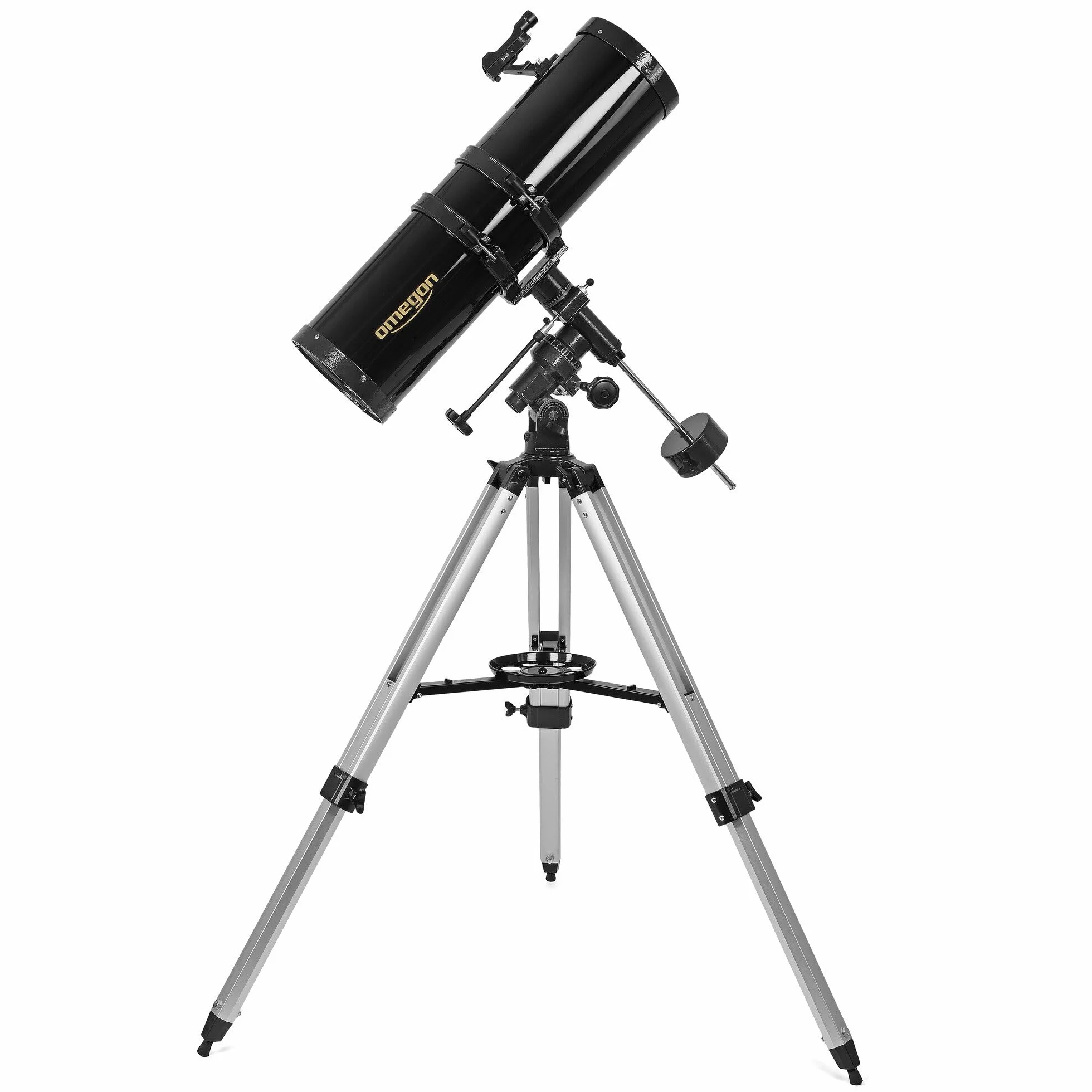 Telescopio Omegon N 150/750 EQ-3 | Per chi si avvicina all'osservazione del cielo profondo | Accessori completi | Facile da usare | Ottica con specchio grande | Telescopio astronomico