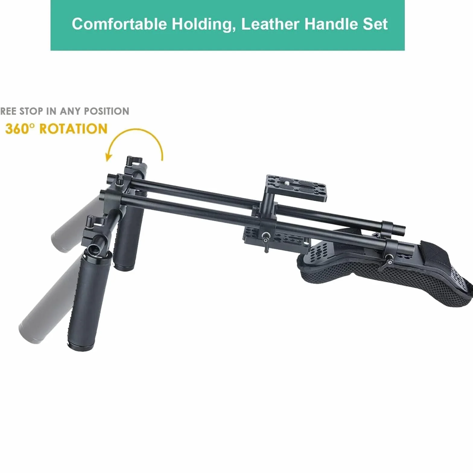 NICEYRIG di supporto per macchina fotografica e videocamera, supporto per piastra di base