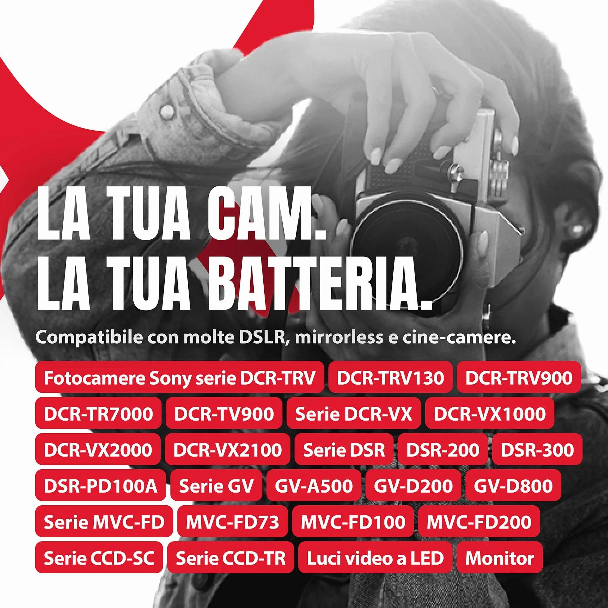Baxxtar PRO 2x Batteria NP-F550 NP-F570 (3500 mAh / 25,2 Wh) con celle LG – per luci video LED (CN-160 YN-300), monitor da campo e dispositivi Sony NP-F – formato compatto F550