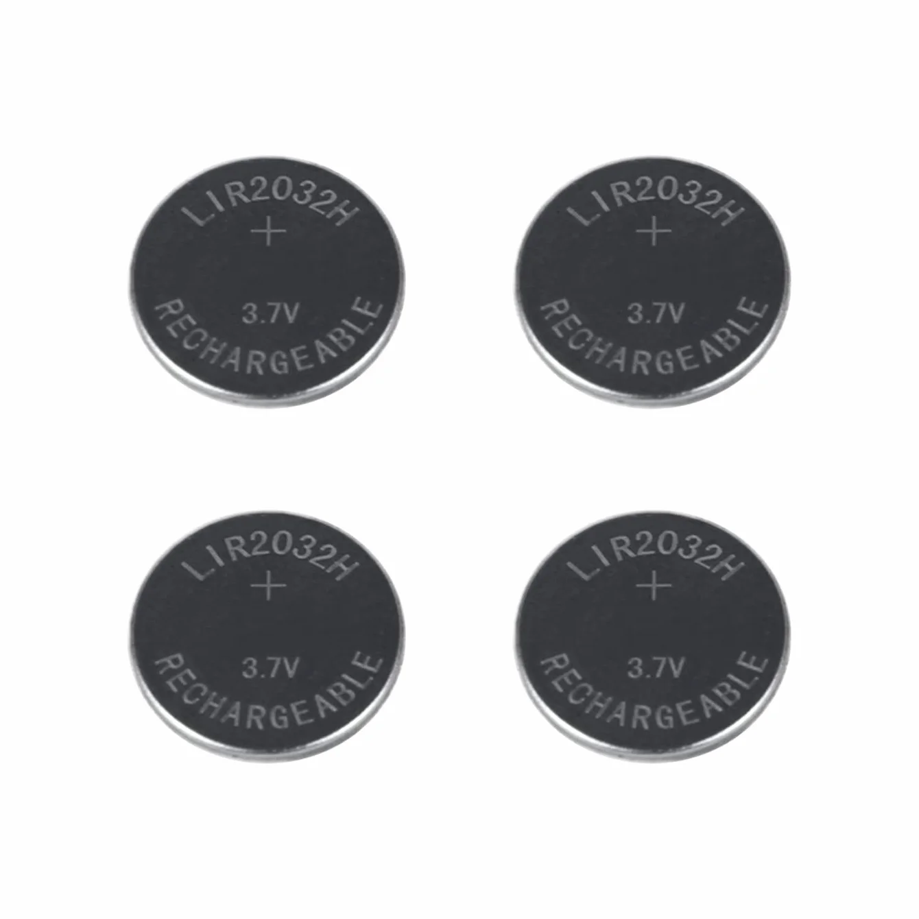 Caricabatteria USB A Bottone 3.0-3.7V per Pile LIR2032 LIR2025 LIR2016 con 4 Batterie Incluse