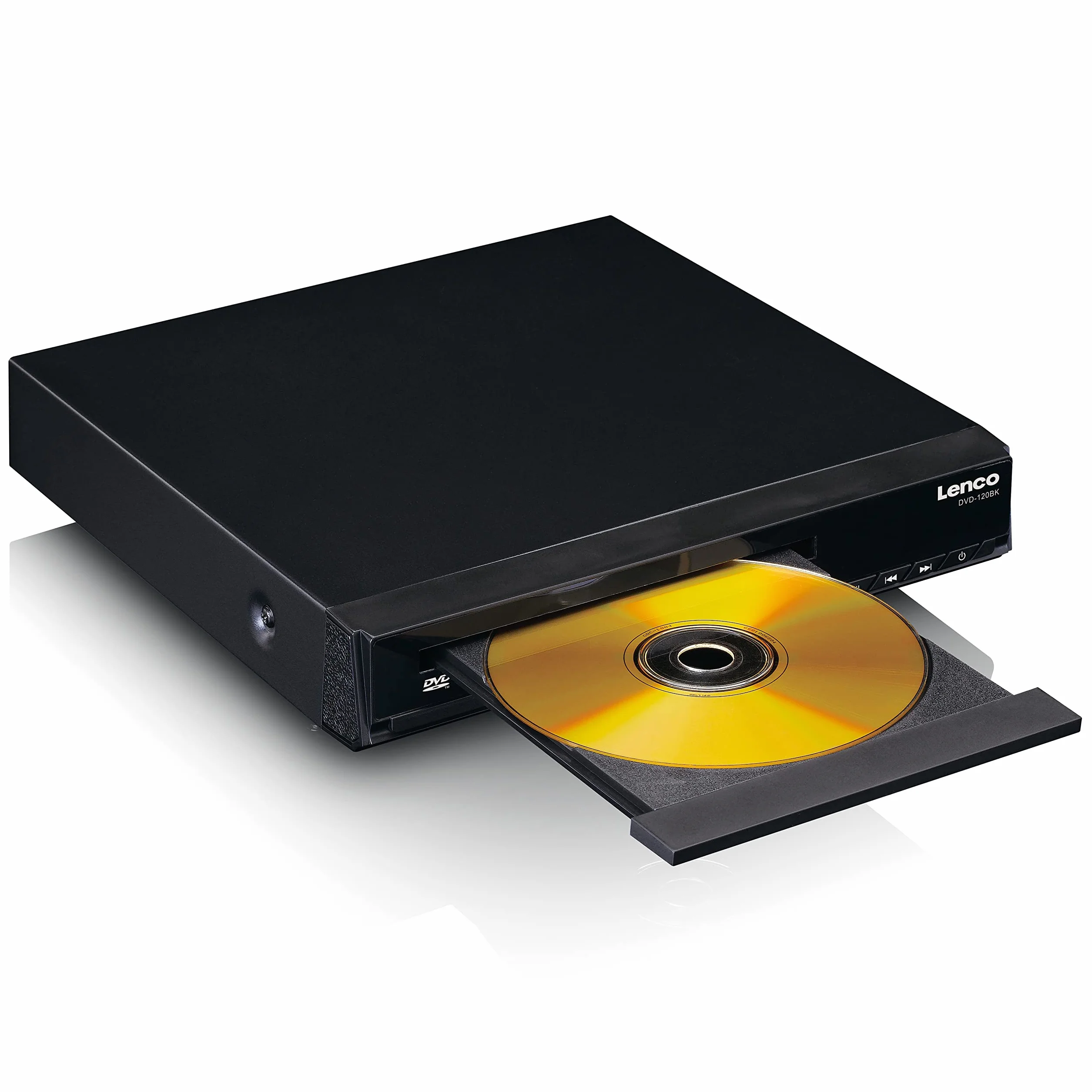 Lenco DVD-120BK - Lettore DVD con HDMI e Scart - Display LED - Telecomando - Riproduce da USB