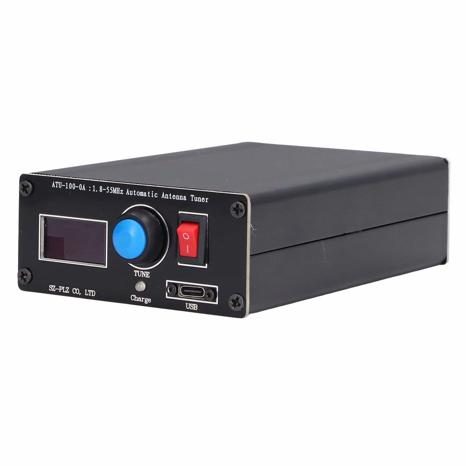 Yunseity ATU-100 Sintonizzatore d'antenna automatico 1,8-55 MHz 100 W OLED 0,96" USB