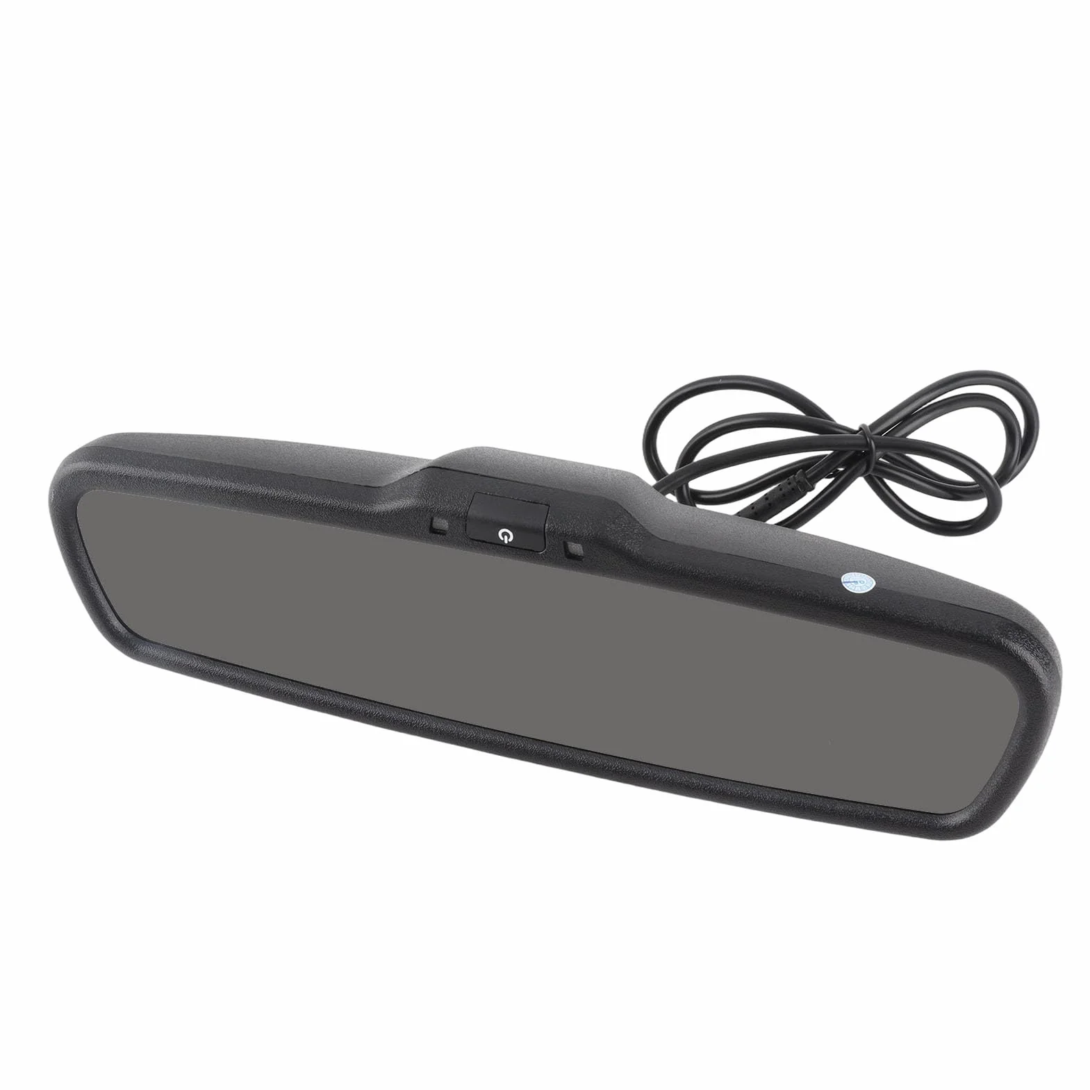Monitor specchietto retrovisore auto-KIMISS Monitor retrovisore, 4.3 pollici nuovissimo design di moda ABS Monitor retrovisore Monitor oscuramento automatico retrovisore nero