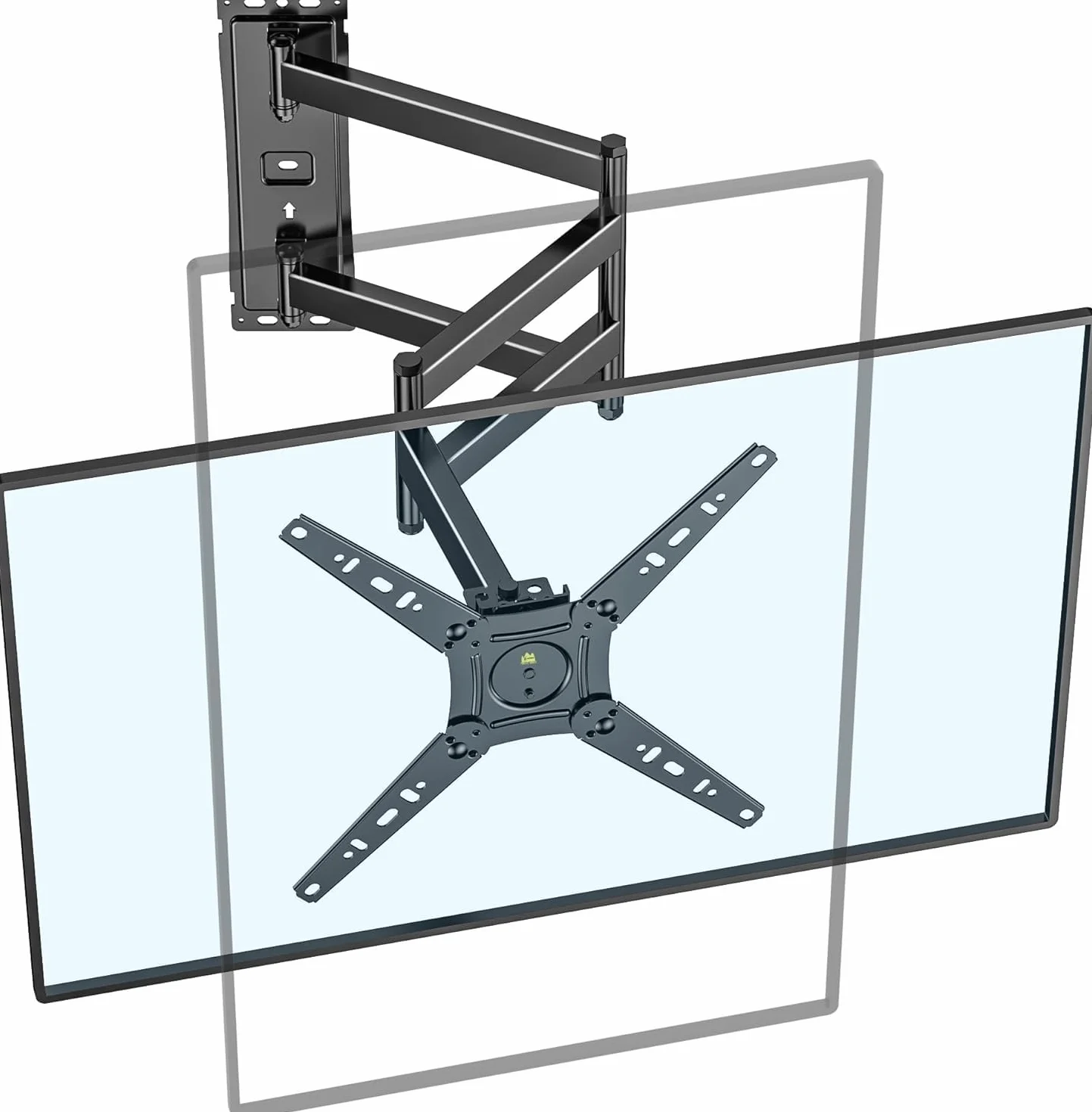 Supporto TV Parete con Braccio Articolato Extra Lungo 1035 mm, 180° Rotazione Supporto TV Monitor per LED/LCD da 17-50 Pollici Fino a 30 kg, Inclinabile Orientabile Estensibile, VESA 300 x 300 mm