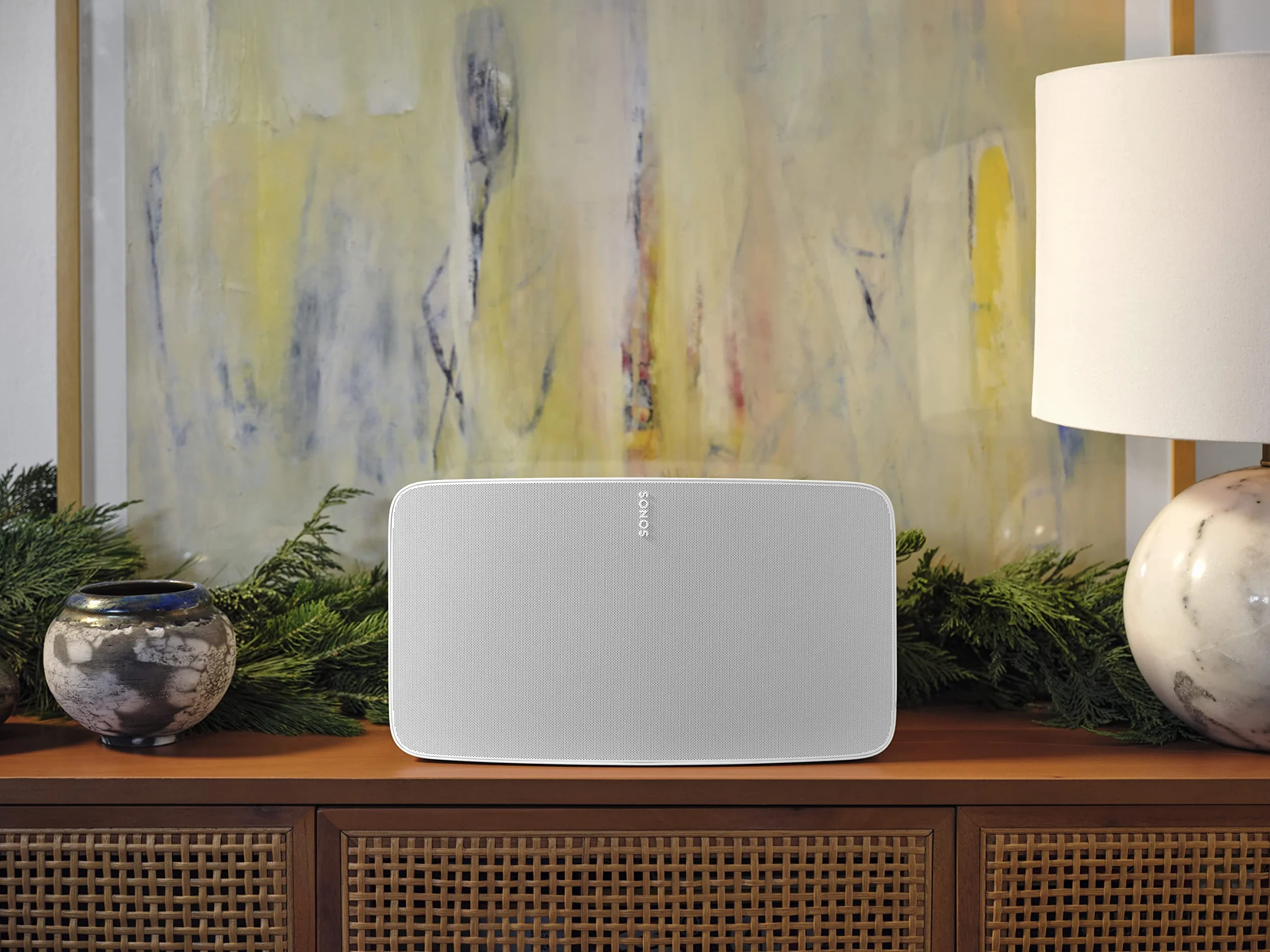 Sonos Five Speaker ad Alta Fedeltà per un Audio di Qualità Superiore, Wi-Fi, Compatibile con Airplay 2, Bianco
