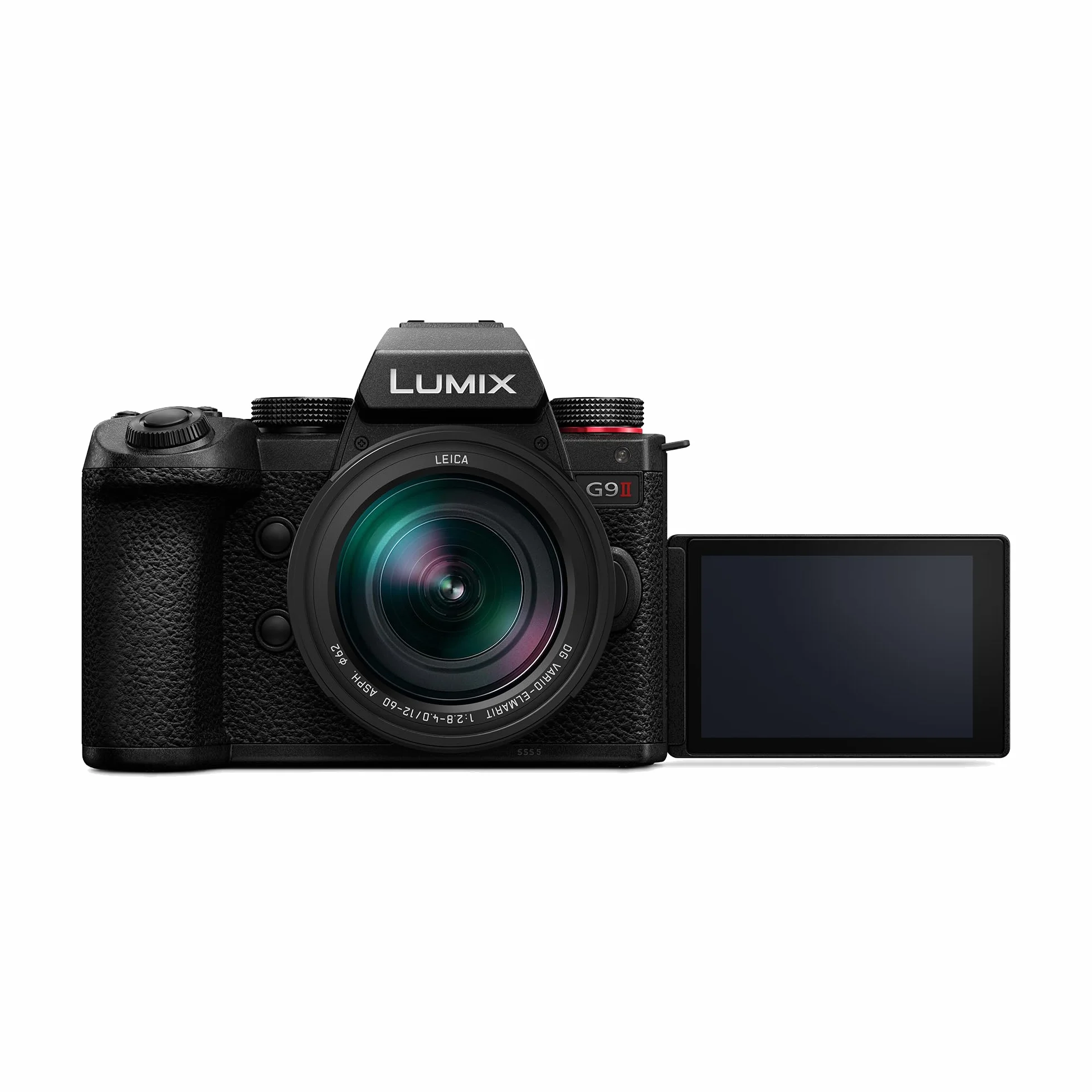 Panasonic LUMIX DC-G9M2LE Fotocamera Mirrorless Micro Quattro Terzi con Obiettivo Leica DG Vario-Elmarit 12-60mm F2.8-4.0, 25.2MP, 4K 120p/100p e 5.7K 30p/25p, Phase Hybrid AF, Wi-Fi, Bluetooth, Nero