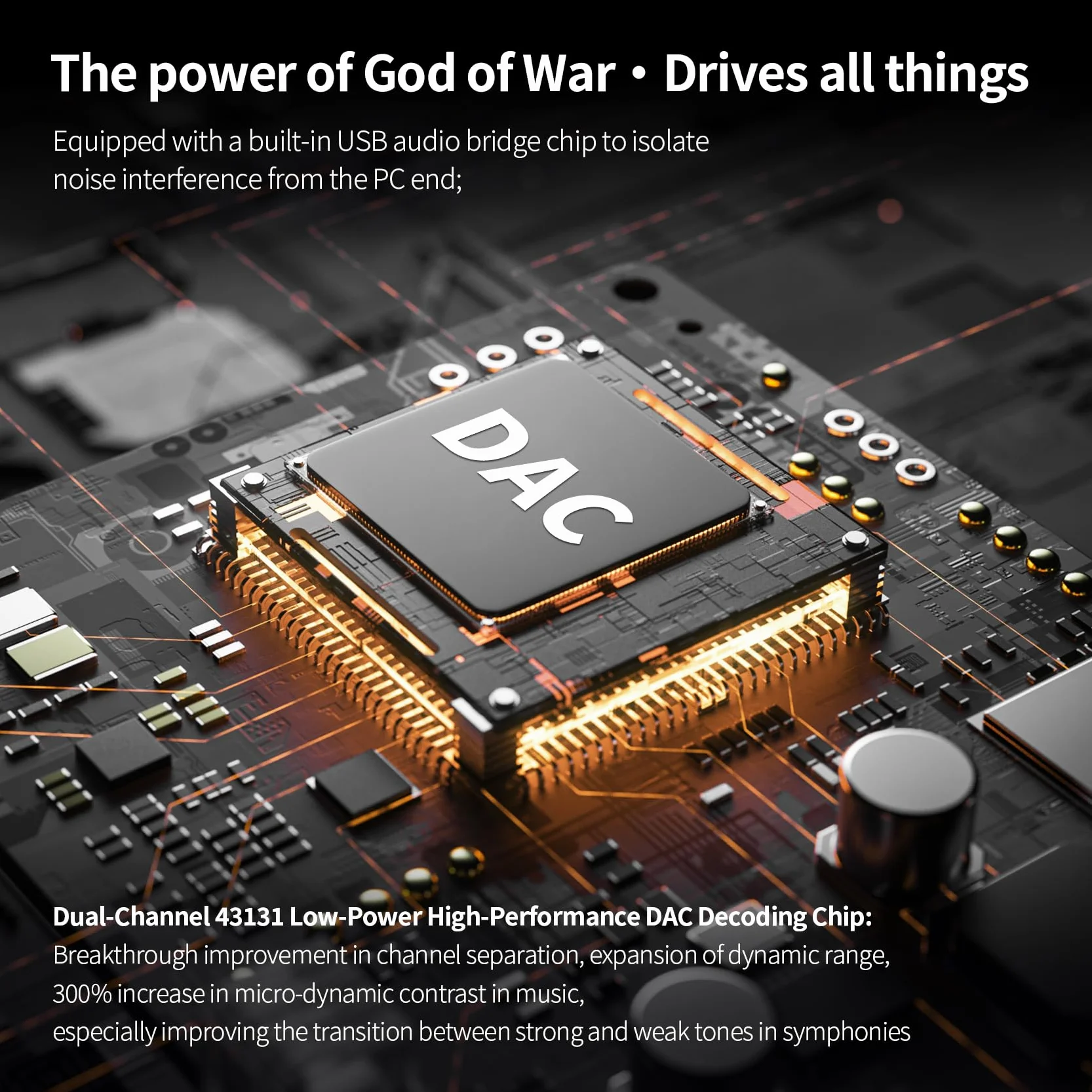 Yinyoo TRI TK1 Amplificatore per cuffie DAC Protable Dual CS43131 Chip 32Bit/384kHz DSD256 Dongle DAC per audio Hi-Fi con cavo adattatore USB-C a USB-C per jack per auricolari da 3,5 mm/4,4 mm