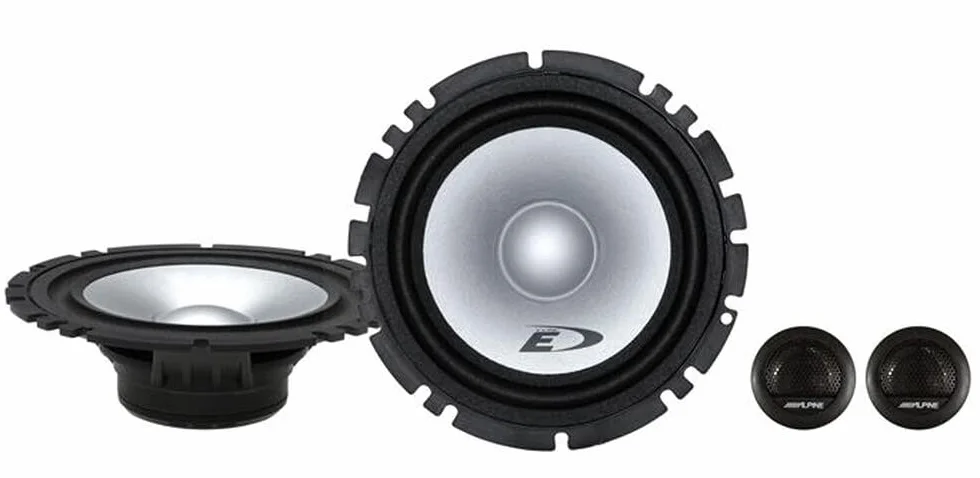 Kit 6 Casse Altoparlanti Alpine per Opel Corsa D 2006> Kit Anteriore e Posteriore con Adattatori e Connettori Inclusi