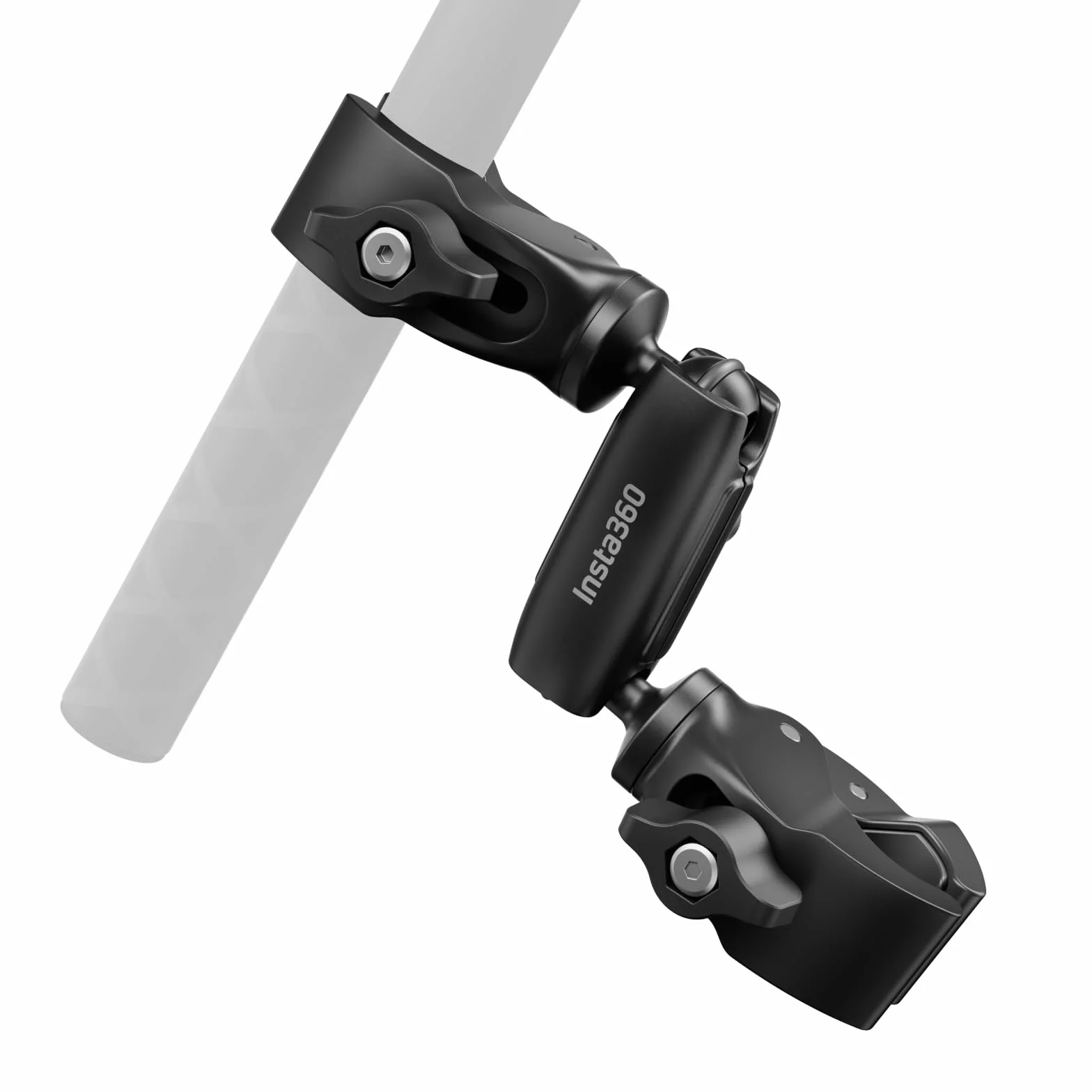 Insta360 Morsetto di supporto per fotocamera e selfie per moto, in plastica, rettangolare, girevole, non impermeabile