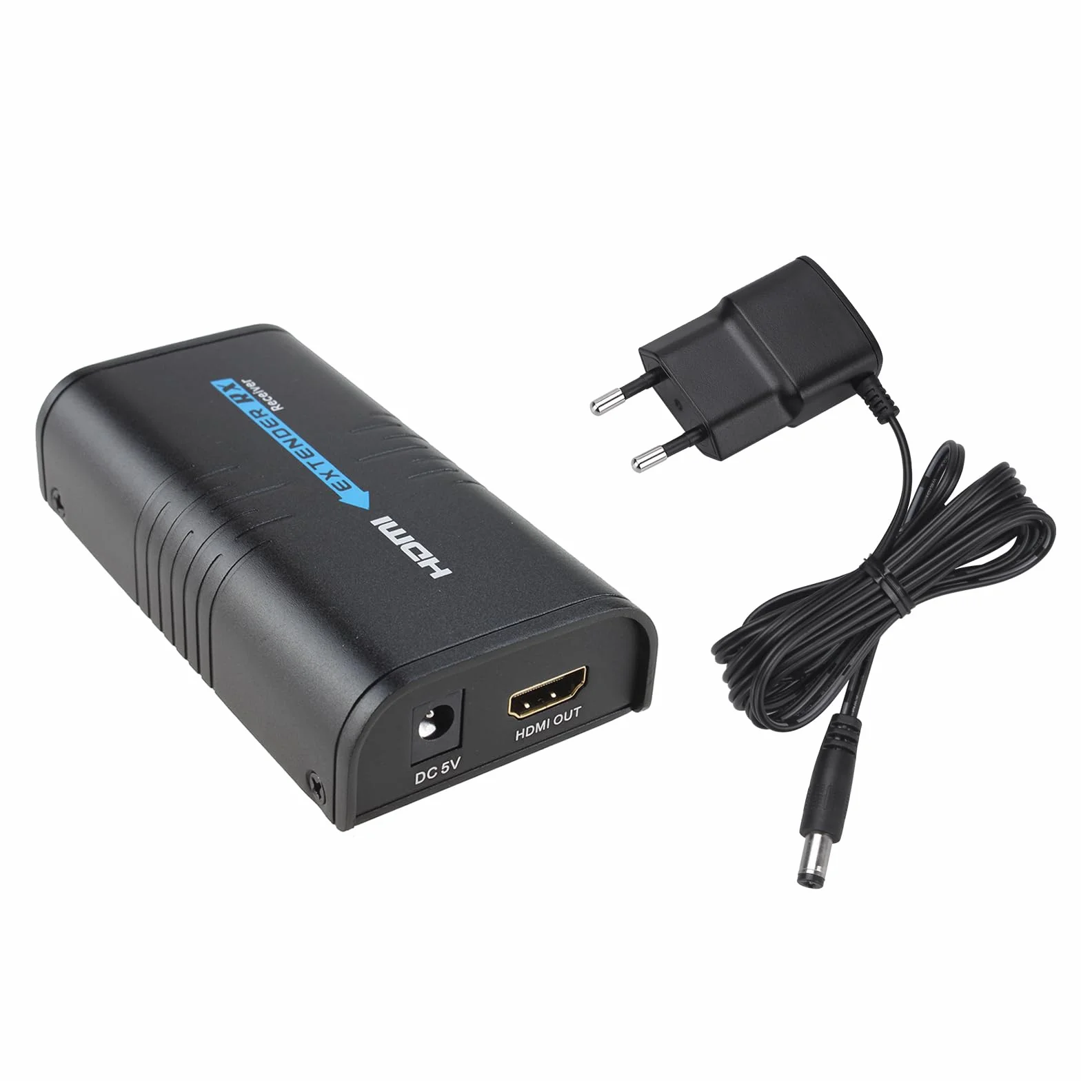 AGPTEK LKV373A HDMI 1080P Ricevitore per Estensore su CAT5E CAT6 LAN- Supporta 100-120M Larghezza di banda Ethernet Conforme HDCP, estende il segnale HDMI a TCP/IP