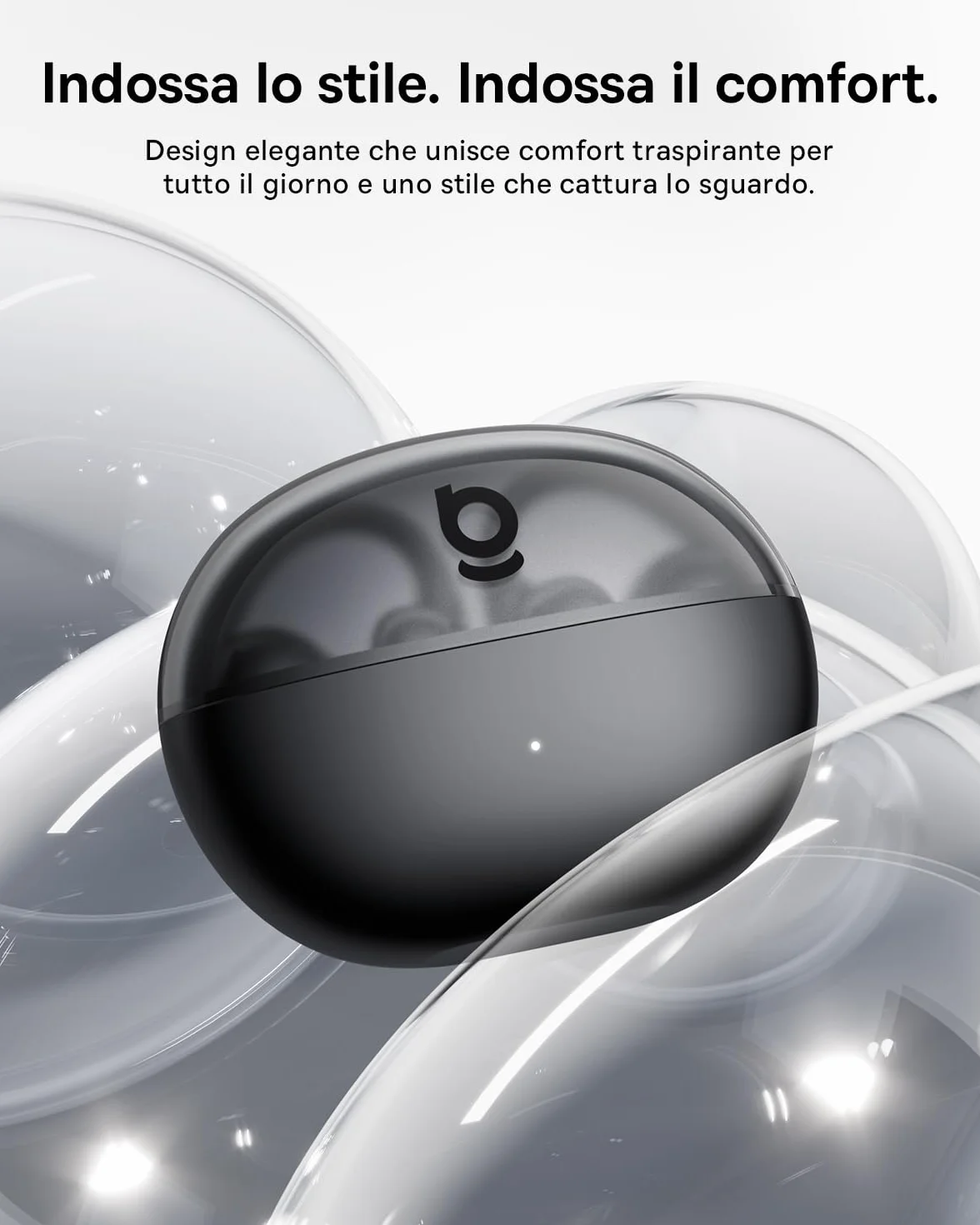 Baseus MC2 Air Cuffie Open-Ear, Auricolari a Clip con CloudComfort, SuperBass 2.0, Bluetooth 6.0, 4 Microfoni con IA per chiamate nitide, 40 h di autonomia, IP67, leggeri 4,9 g