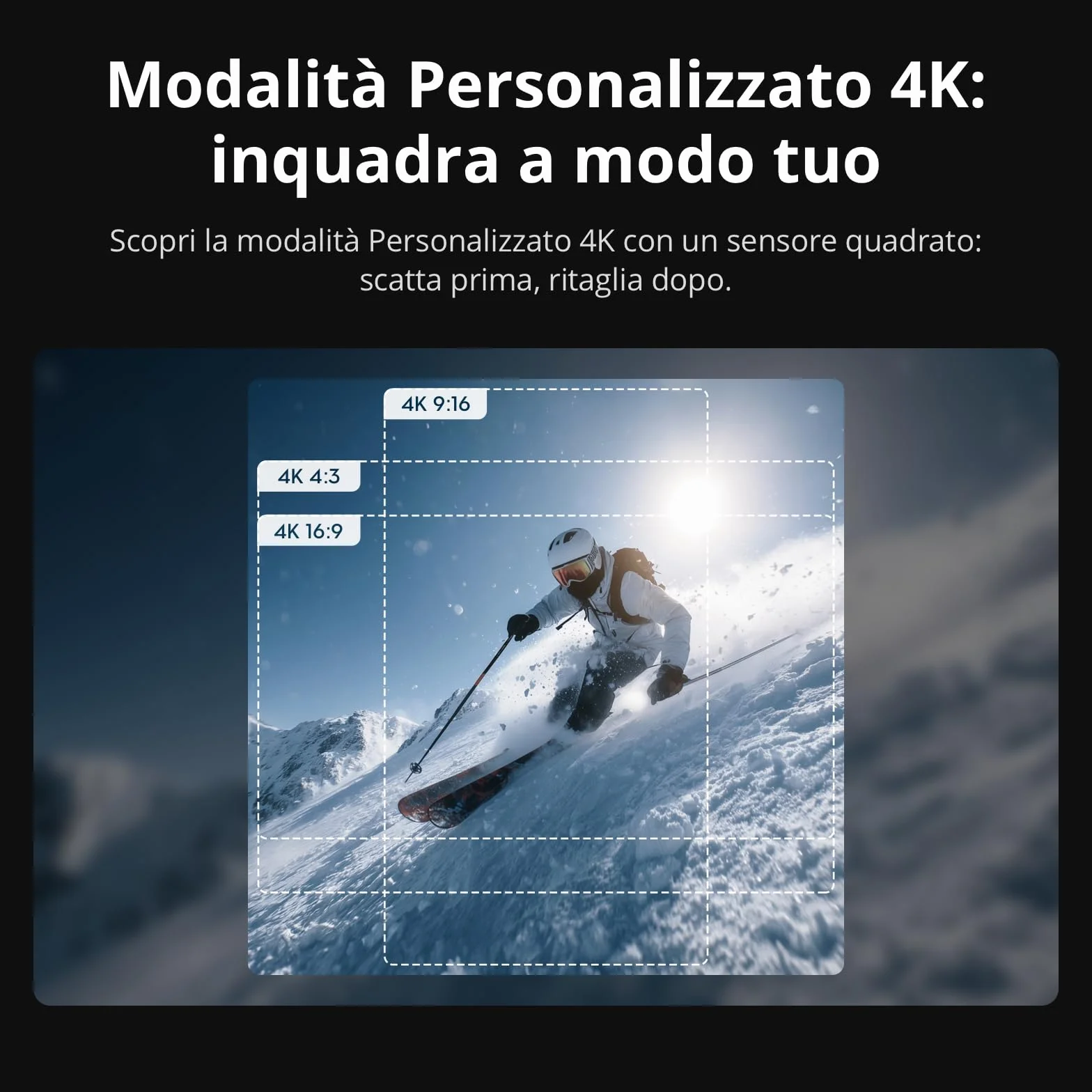DJI Osmo Action 6 Combo Potenziato, fotocamera subacquea, sensore quadrato da 1/1,1″, 50 GB di memoria, apertura variabile f/2,0-f/4,0, durata della batteria estesa con 2 batterie, 8K