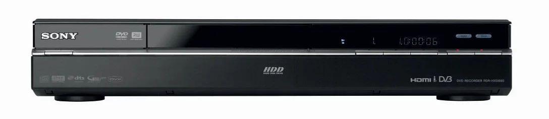 Sony - Registratore DVD RDR-HXD890 con digitale terrestre e HDD 160 Gb, colore: Nero