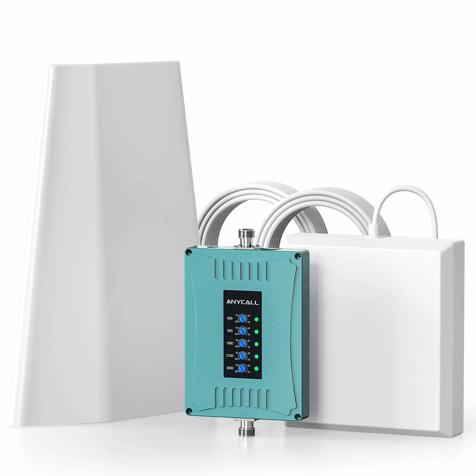 Amplificatore Segnale Cellulare per Banda 1/3/7/8/20, 5G 4G LTE GSM Ripetitore Segnale Cellulare per Casa Ufficio, Amplificatore Segnale Compatibile TIM Illid Wind Tre, AGC & MGC