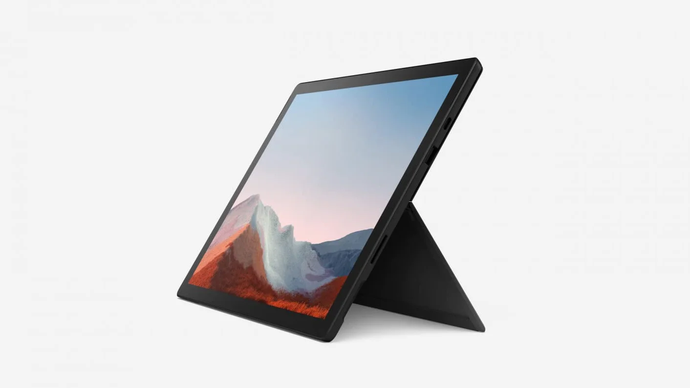 2021 Microsoft Surface Pro 7+ con Intel Core i5-1135G7 (12,3-pollici, 8GB RAM, 256GB SSD) Nero (Ricondizionato)