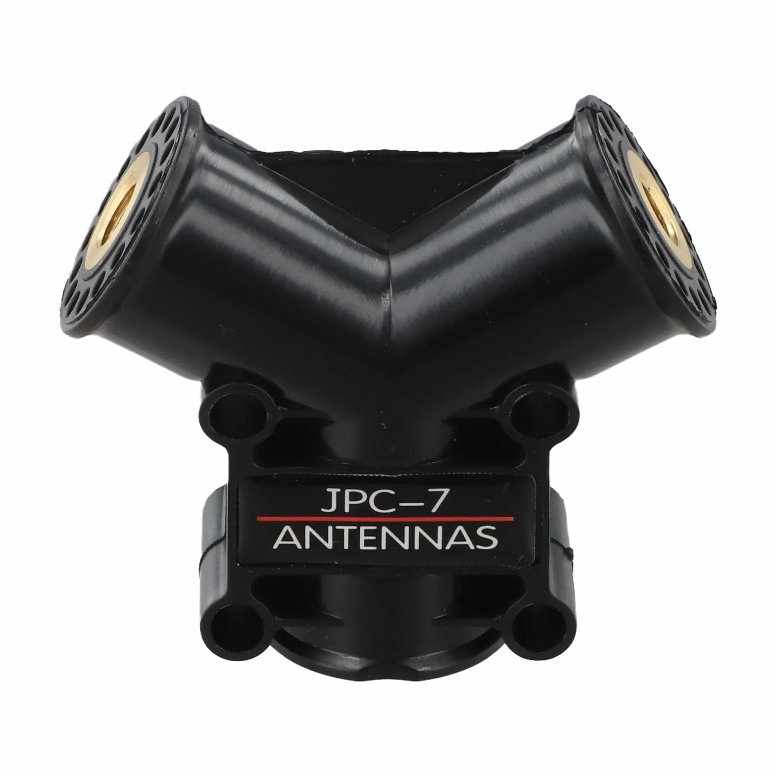 Base antenna a V per JPC-7 M10 5,58 m, supporto portatile in alluminio con filettatura M10 per comunicazioni radio esterne, nero