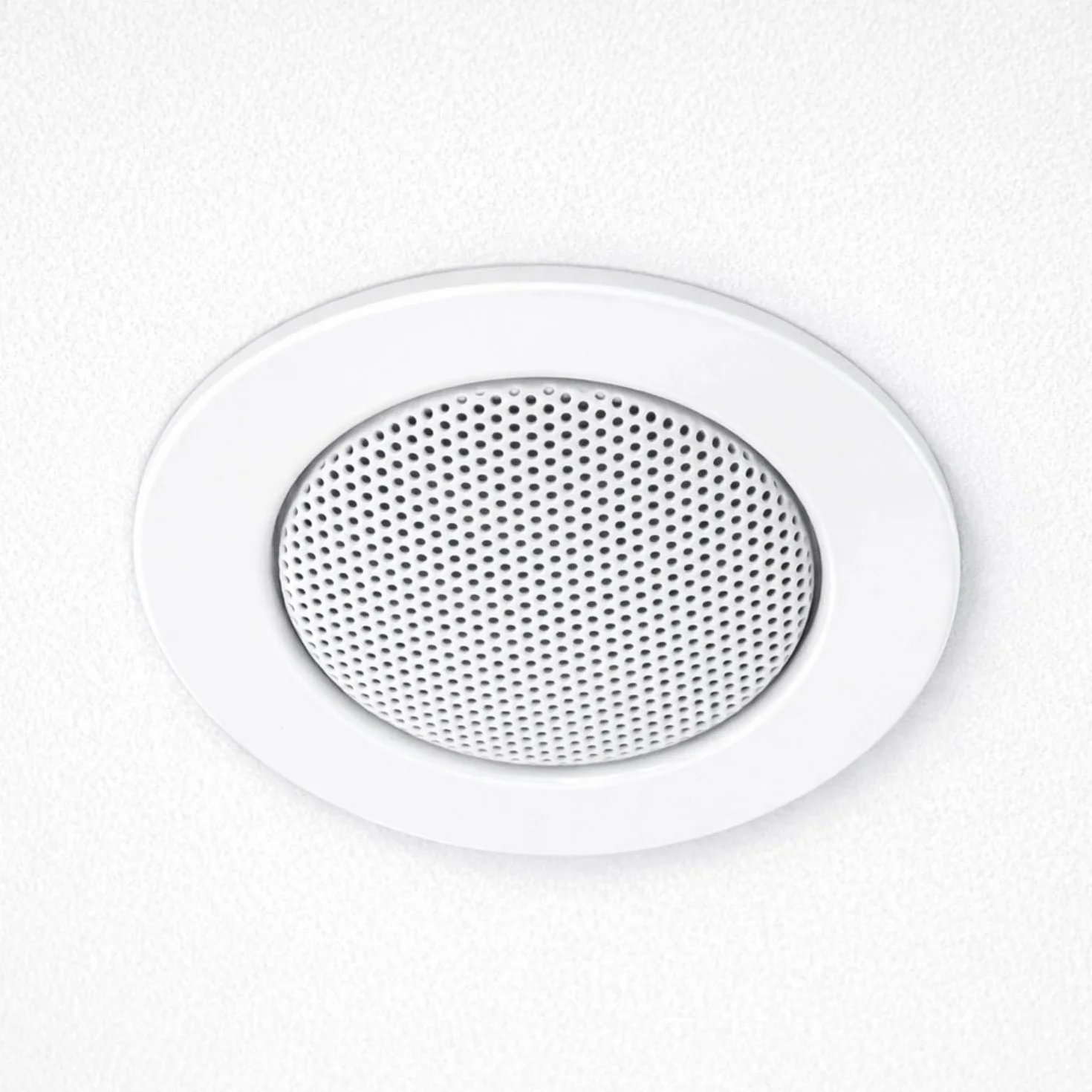 Altoparlanti mini da incasso in metallo bianco 4 pezzi