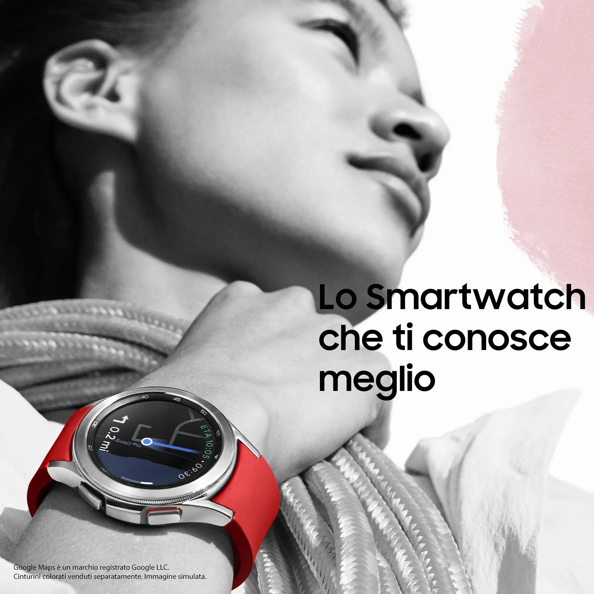 Samsung Galaxy Watch4 Classic 46mm Smartwatch Acciaio Inox Ghiera Rotante Monitoraggio Benessere Fitness Tracker Nero