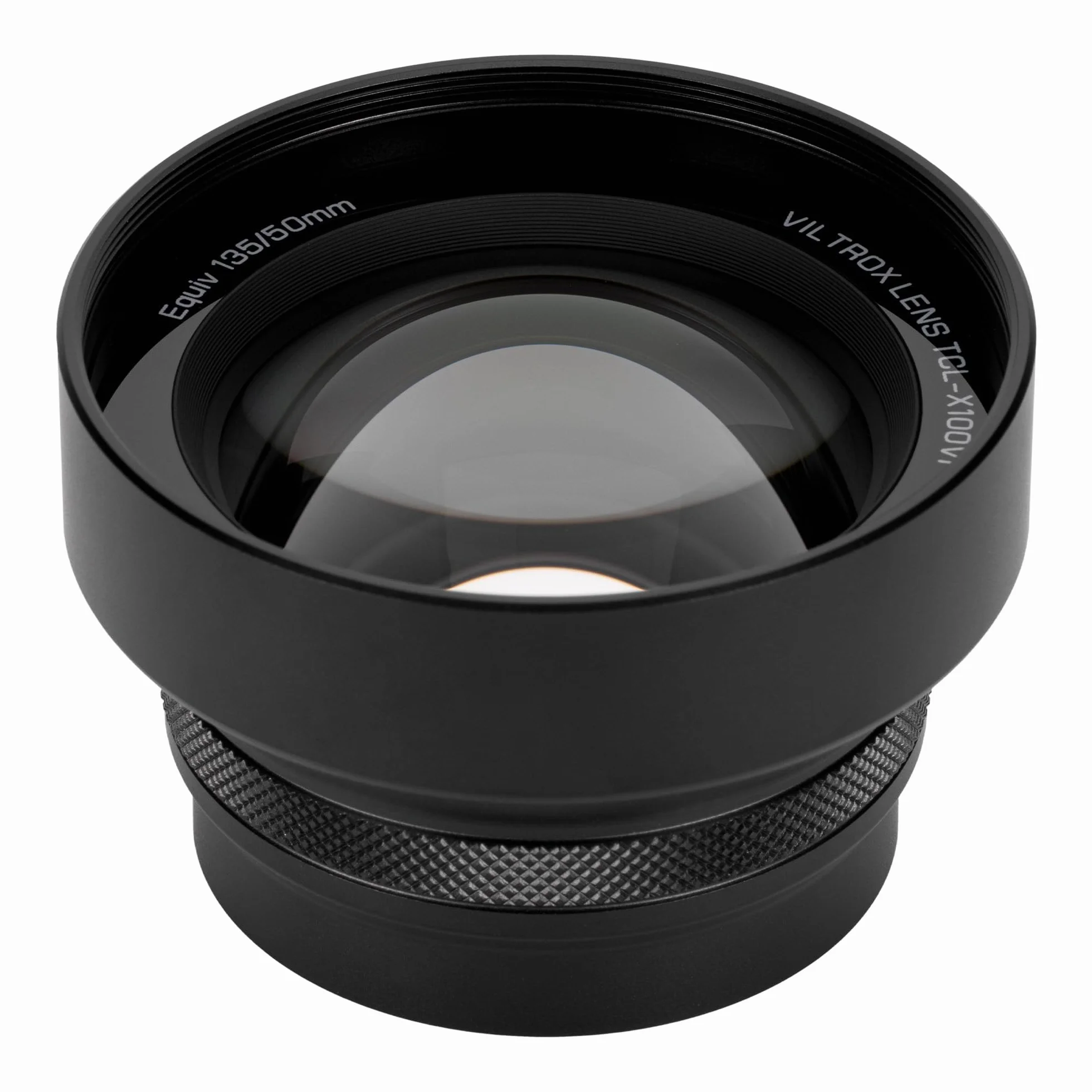 VILTROX TCL-X100 VI Obiettivo di Conversione Tele, 1.4X - Obiettivo Telefoto in Metallo con Riconoscimento Automatico per Fujifilm X100VI X100V X100F, Colore Nero