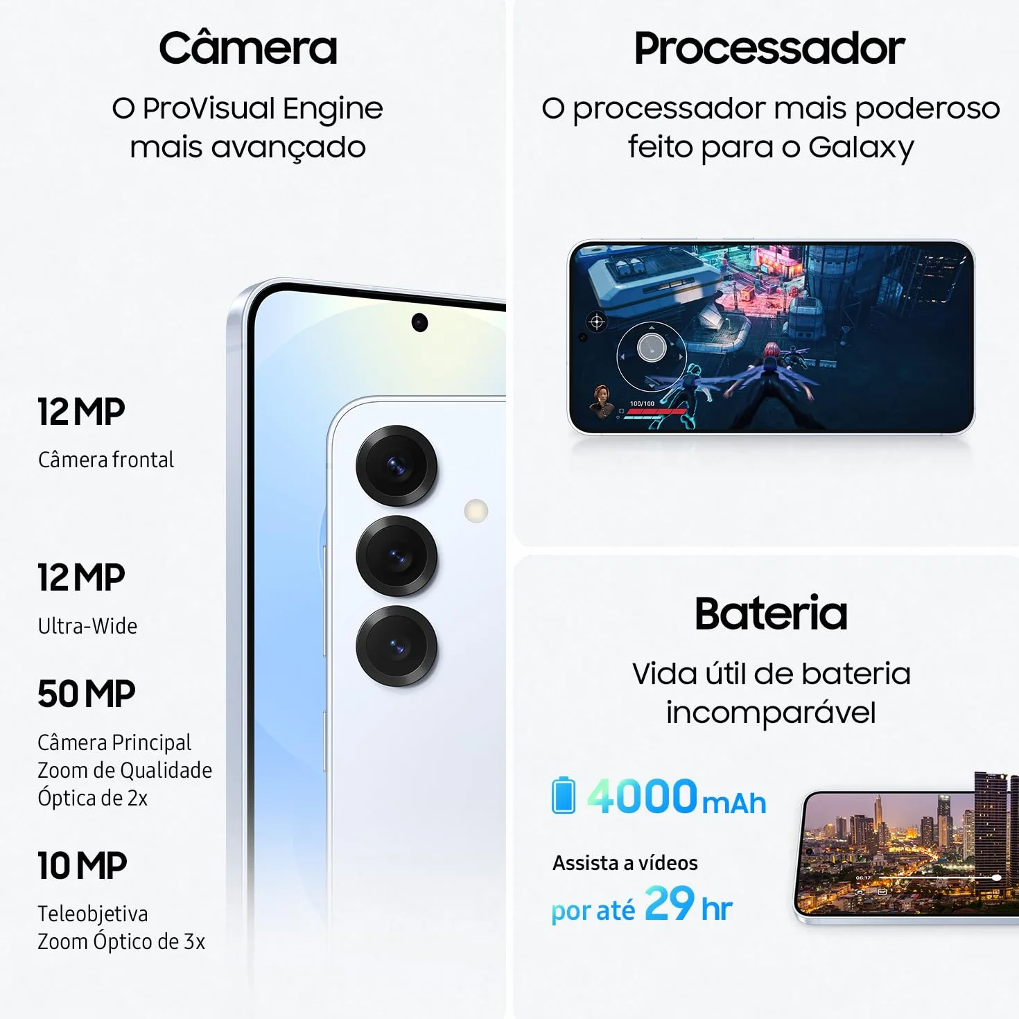 Samsung Galaxy S25 5G, 256GB, 12GB RAM, 50+12+10 Tripla Camera, 6.2 pollici Grande Display, Blu (Navy)