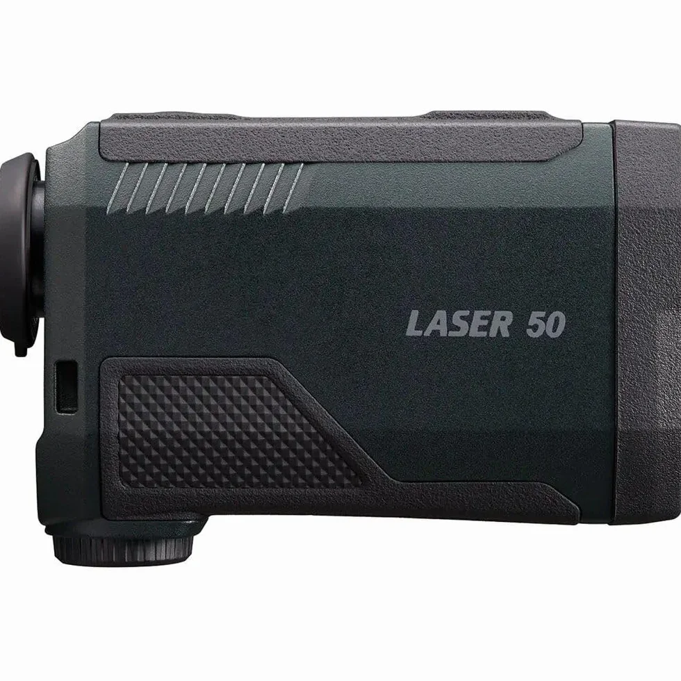 Nikon Laser 50 Telemetro Rapido e Accurato, Schermo OLED, Robusto e Compatto, Nero