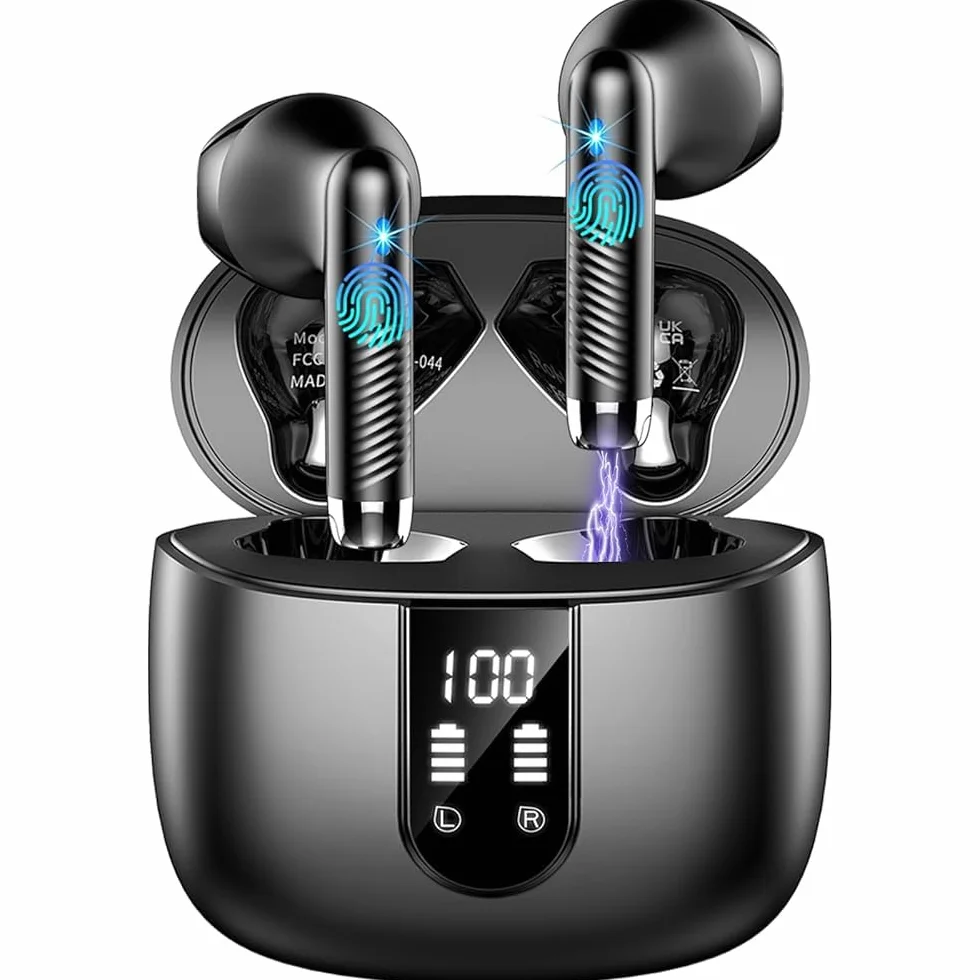 Drsaec Cuffie Bluetooth 5.4, in-ear, senza fili, Bluetooth LT135