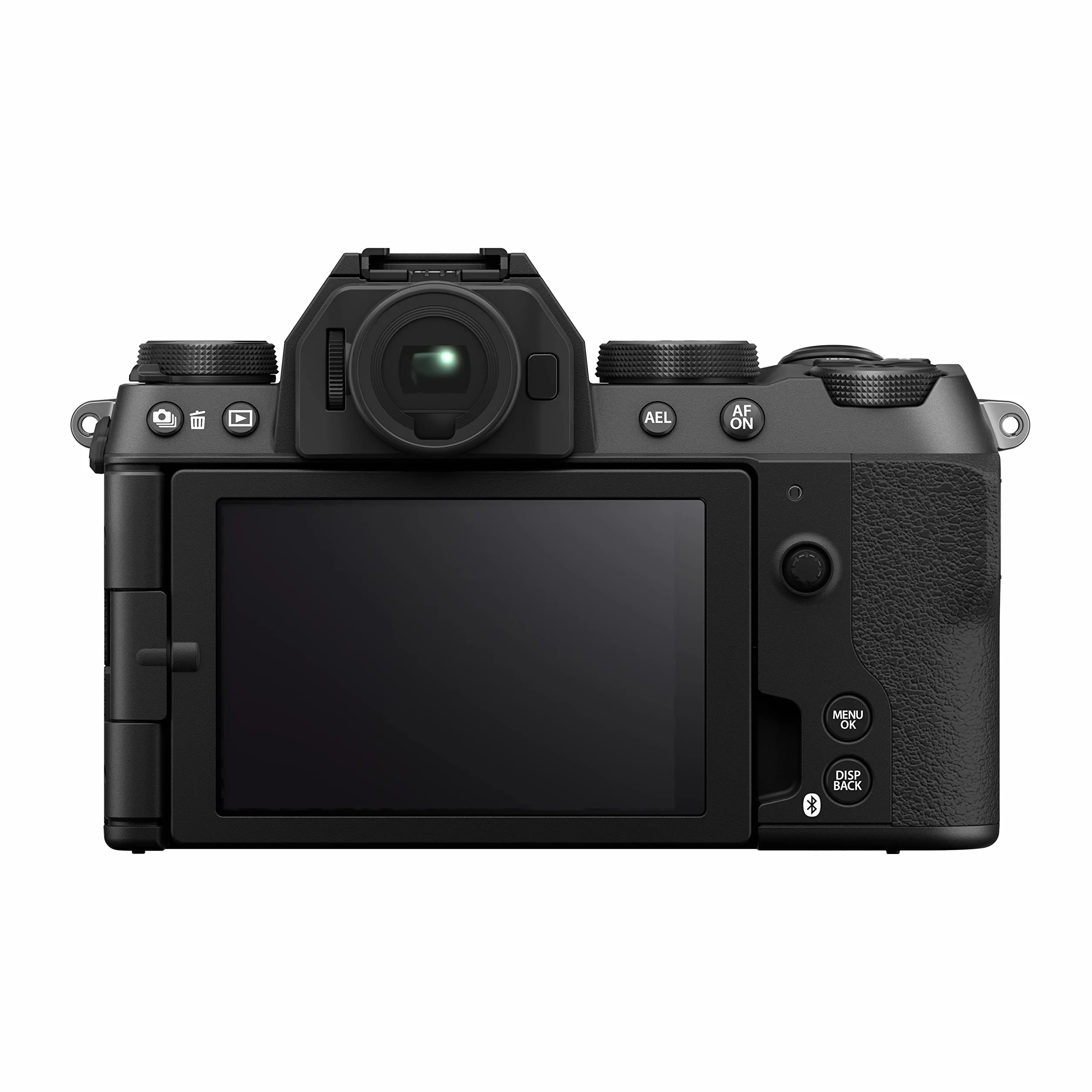 Fujifilm X-S20 Fotocamera Digitale Mirrorless 26MP, solo corpo, Sensore X-Trans CMOS 4 APS-C, X-Processor 5, IBIS, Filmati 6.2K 30p, Mirino EVF, Schermo LCD 3" Touch vari-angle, Nero
