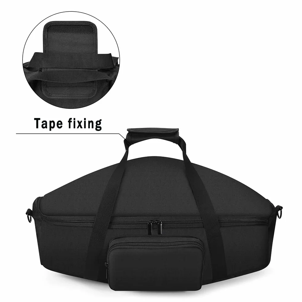 Custodia Boombox 3/Boombox 3 Wi-Fi Borsa protettiva per JBL Boombox 3 altoparlante portatile Bluetooth, Boombox 2 Cavo trasportare viaggio Custodia coprire borsa a tracolla (nero)