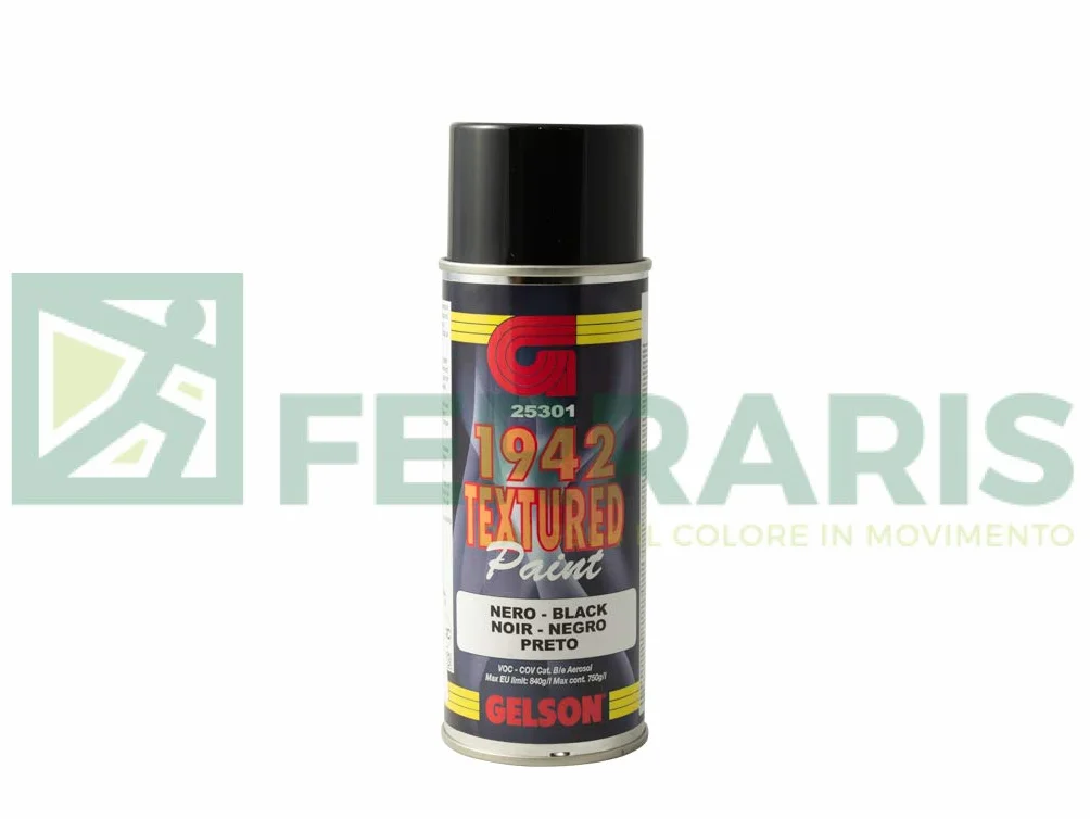 GELSON Vernice TEXTURIZZATA Spray Nera 400 ML 25301