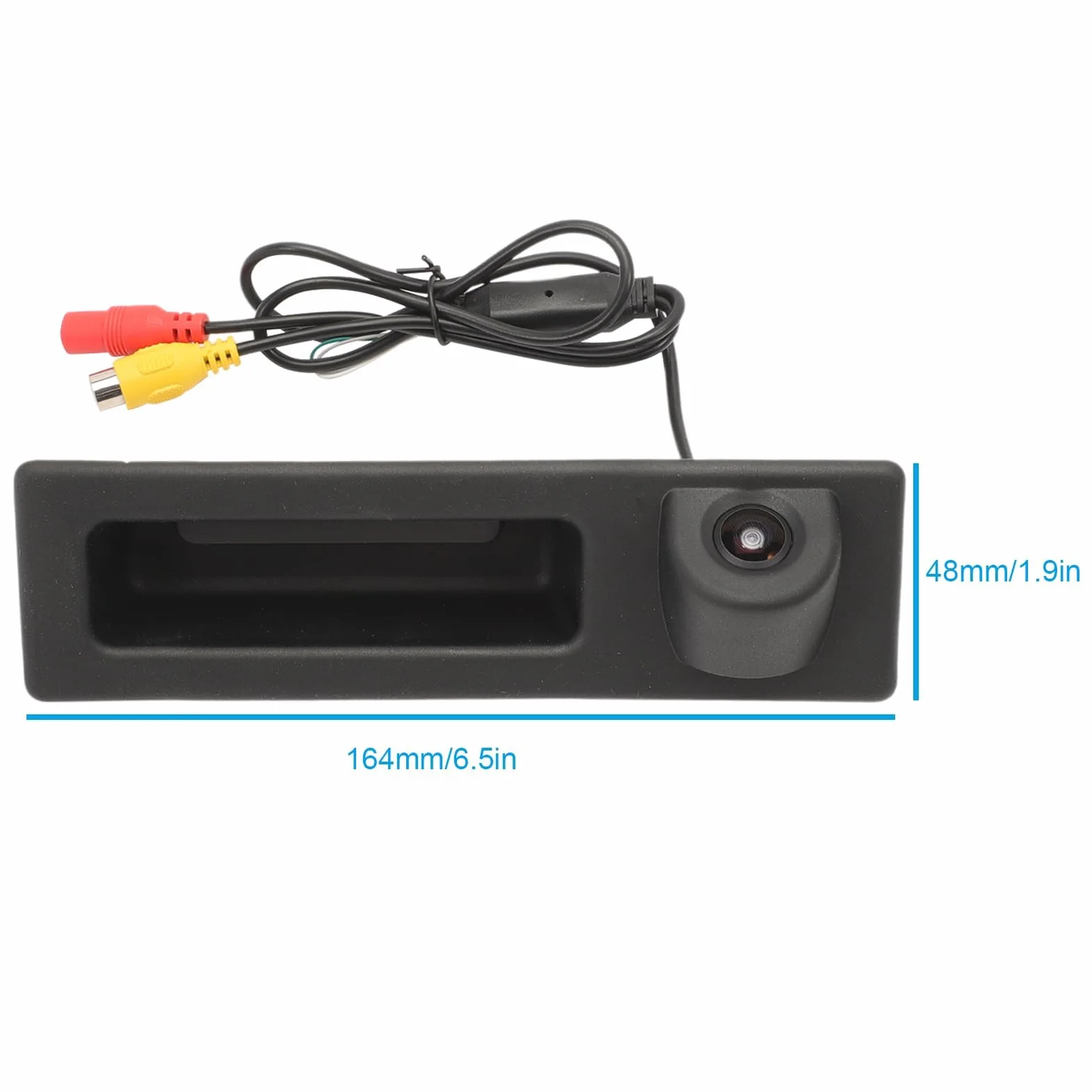 1280x720p Telecamera posteriore HD per Serie 5 F10 F11 F25 F30 X1/X3/X5/X6 Serie 4 F32 2010 320Li/530i/328i/535i 2012 Set completo di telecamera (incluso interruttore portellone)