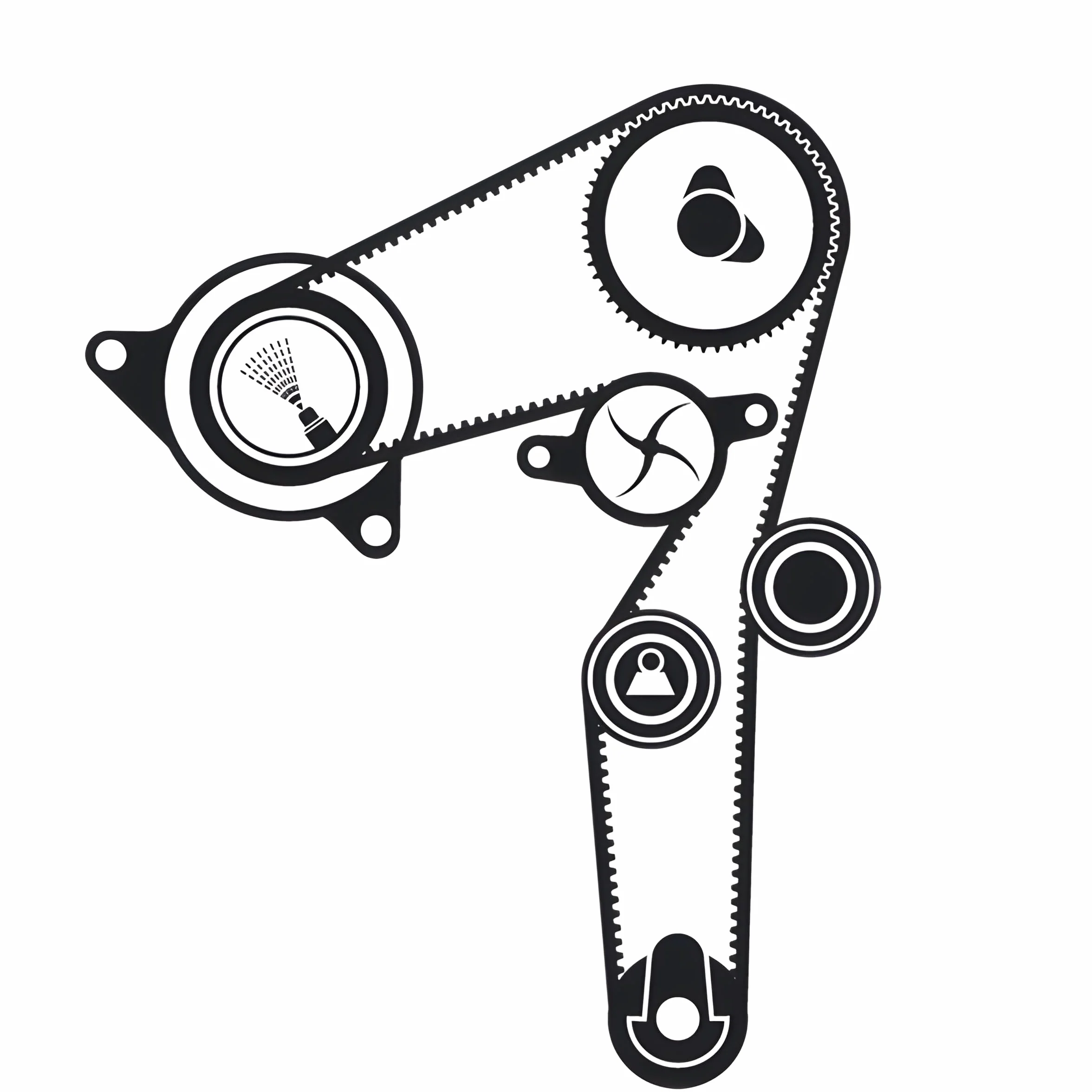 SKF VKMC 02199-2 Kit Tendicinghia con Pompa Acqua