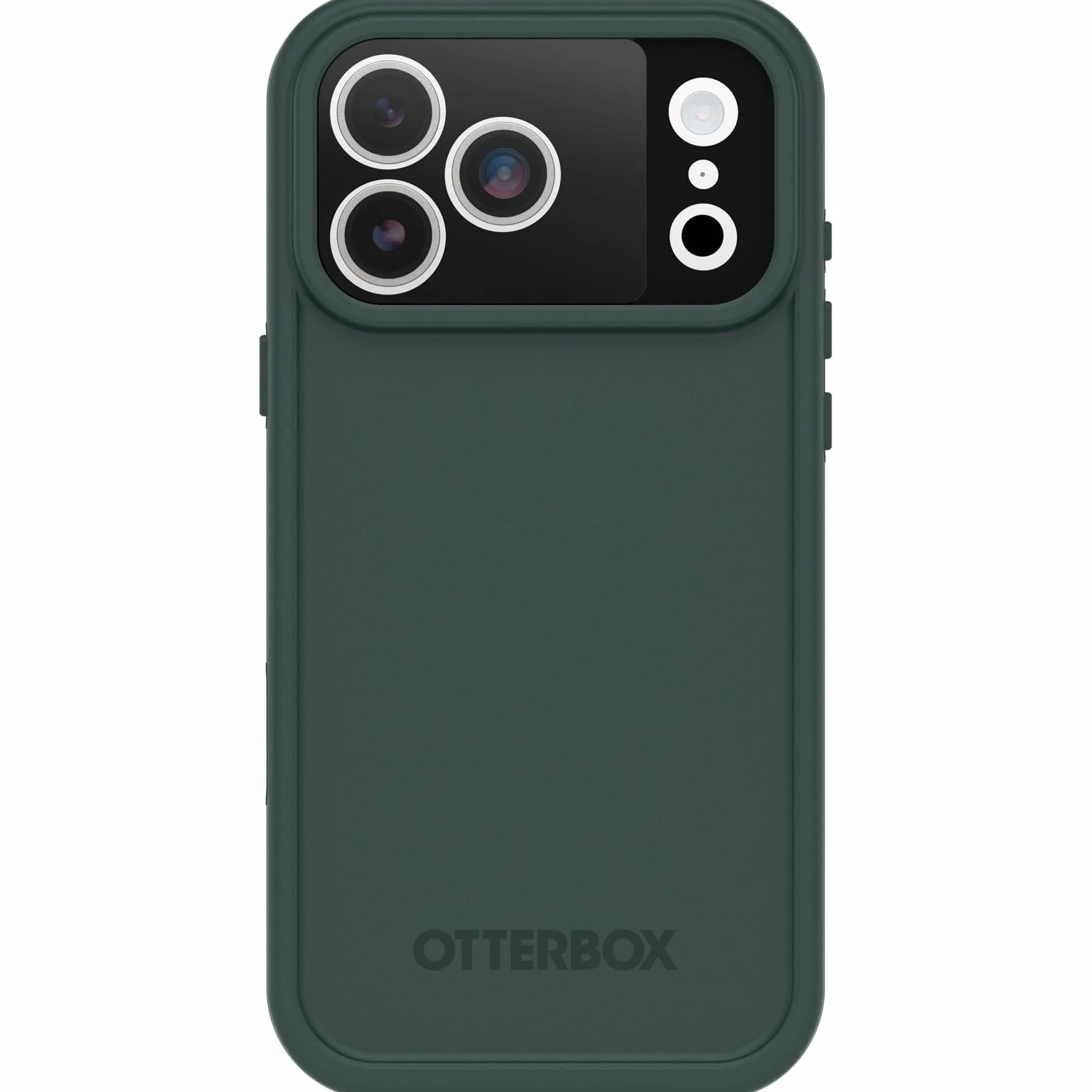 OtterBox Frē Series MagSafe cover per iPhone 17 Pro Max, resistente a acqua (IP68), shock, cover con protezione schermo integrata, 5x vs norme MIL-STD 810G, Verde