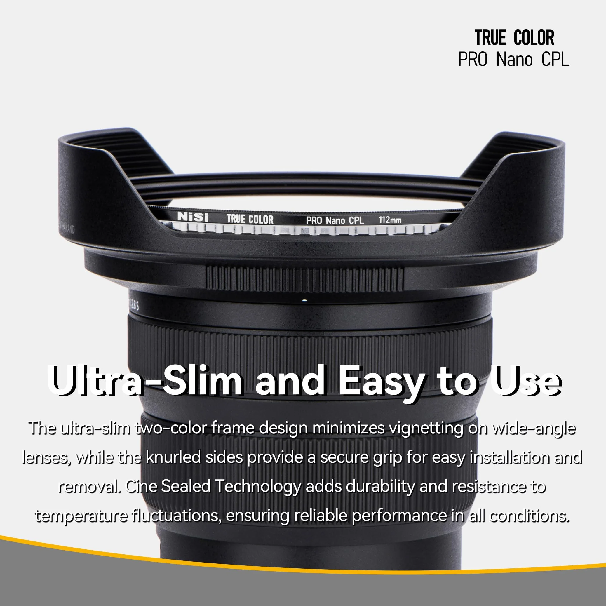 Filtro NiSi polarizzatore CPL True Color - 82 mm