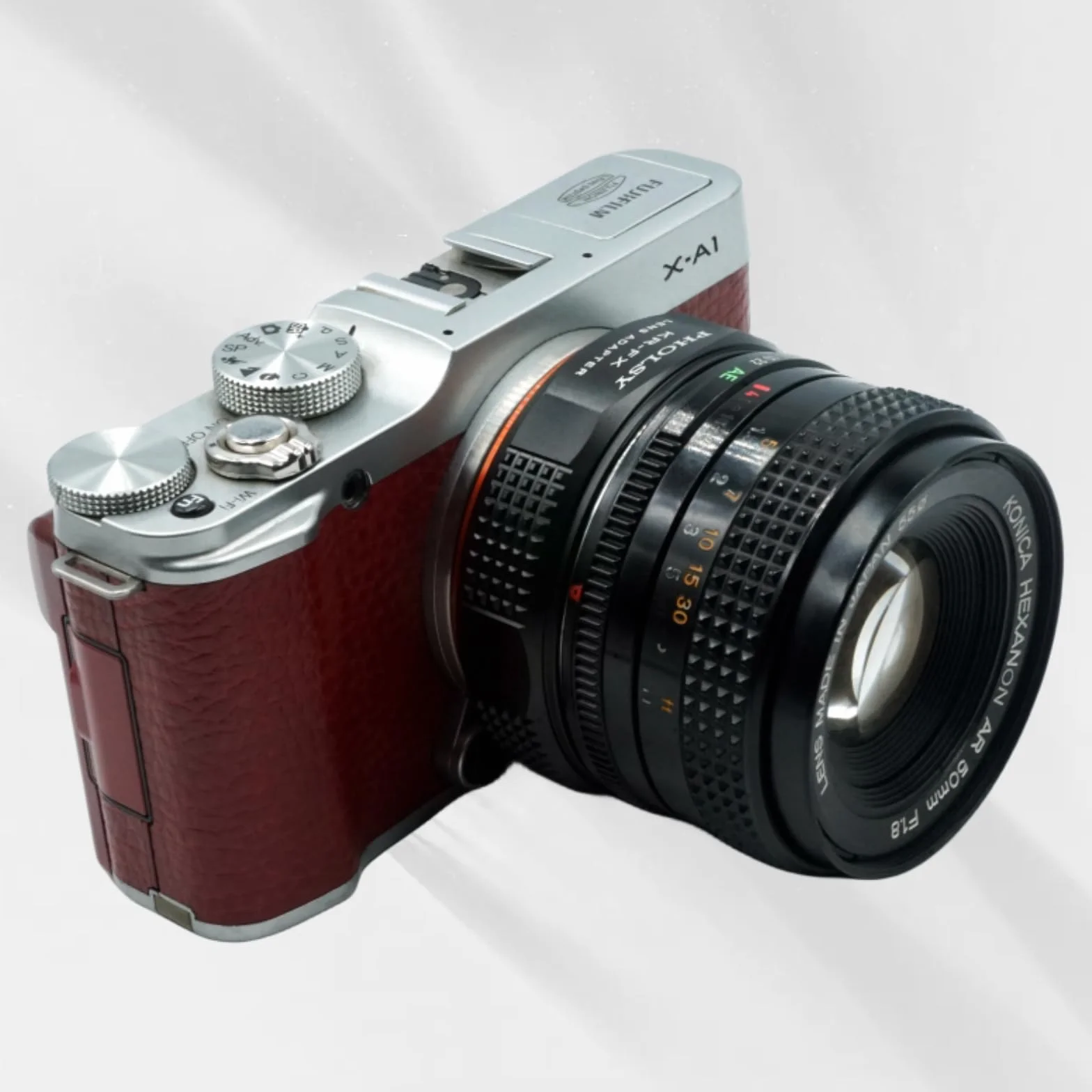 PHOLSY Anello Adattatore Compatibile con Obiettivo Konica AR Mount su Fujifilm X Mount Corpo Fotocamera per X-H2S, X-Pro3, X-T5, X-T4, X-T3, X-S20, X-S10, X-T30II, X-E4 etc. Konica AR-FX