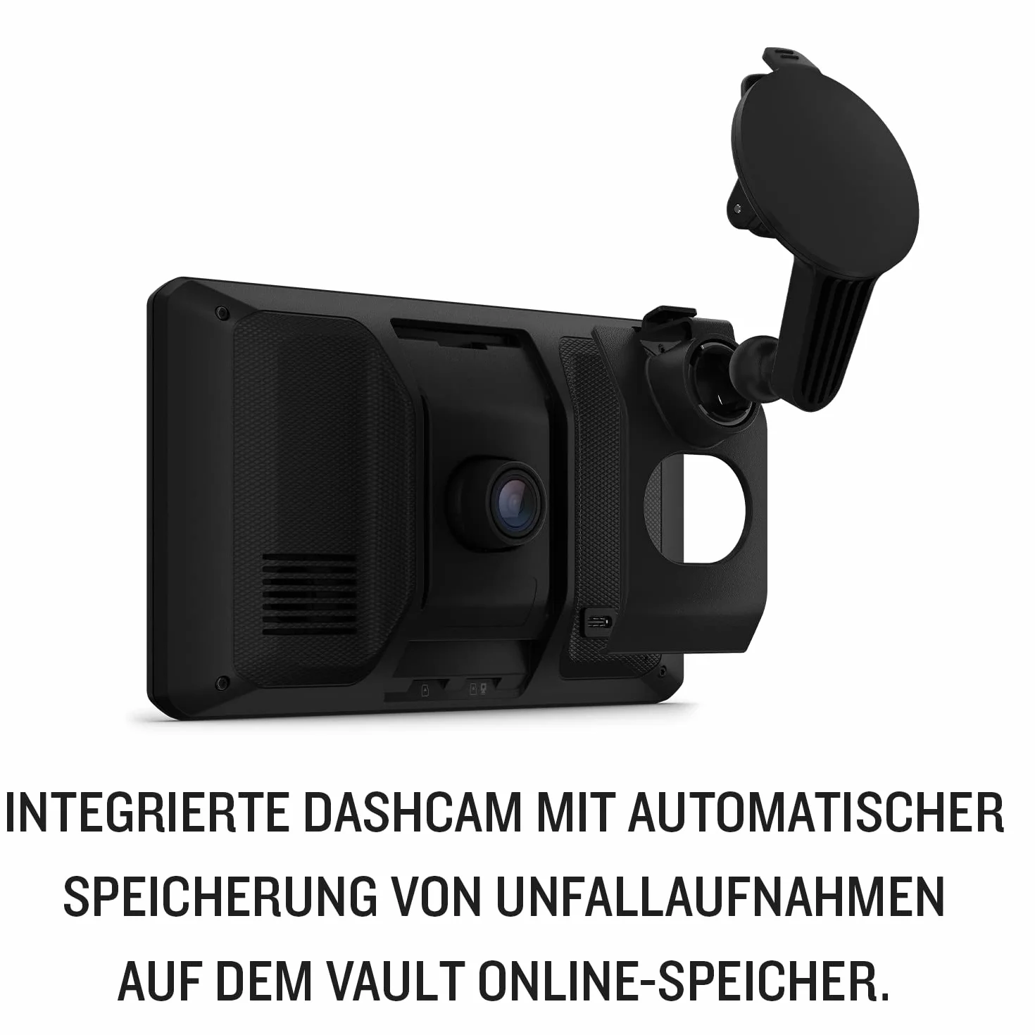 Garmin CamperCam 795 MT-D, Navigatore GPS per Camper e Caravan, Dash Cam integrata, Registra video a ciclo continuo, Salvataggio automatico, Infotraffico DAB