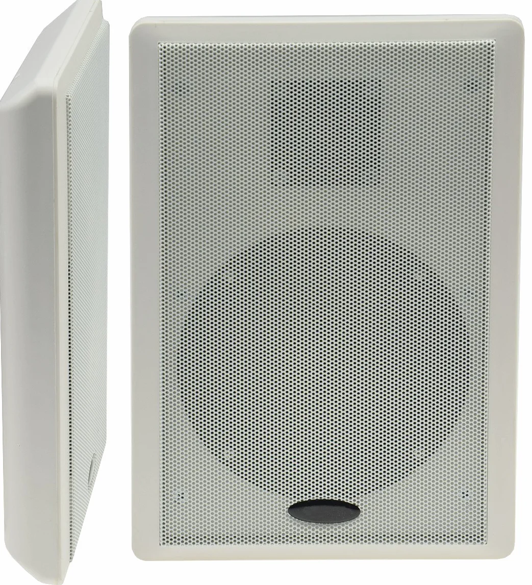 ChiliTec Altoparlanti da parete a pannello piatto 2 vie 40 Watt 2 pezzi 37 mm bianco