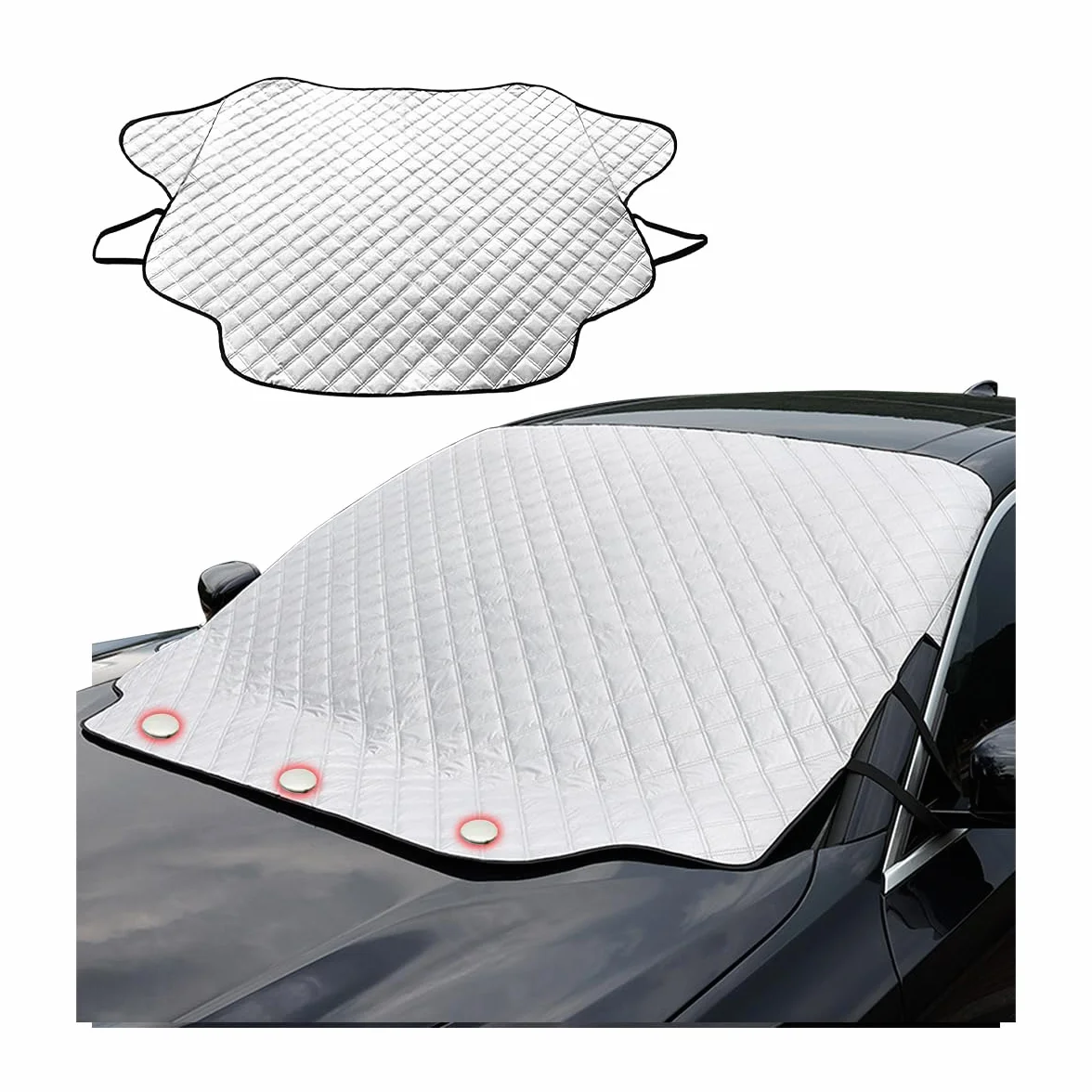 Copertura Parabrezza Auto Gelo Ghiaccio Neve Protettore Impermeabile Pieghevole Universale 190x126cm
