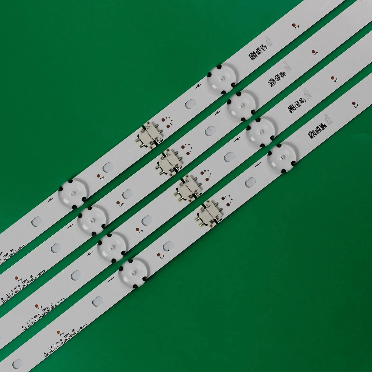 Barra LED da 8 Pezzi Compatibile for LG 49UH610V 49UH610A 49UH6100 49LF5100 49UH6030 49UF640V 49UF6400 49UH6507 Lge_WICOP_49 Pollici