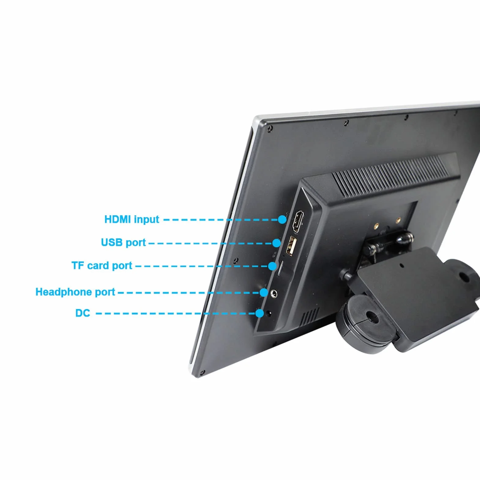 Fockety Lettore Video poggiatesta per Auto 10.1 Pollici, poggiatesta TV Touch Screen IPS Supporto 4K Trasmettitore FM Monitor per poggiatesta Monitor multimediale Digitale, MP3 MP4 WMA Avi